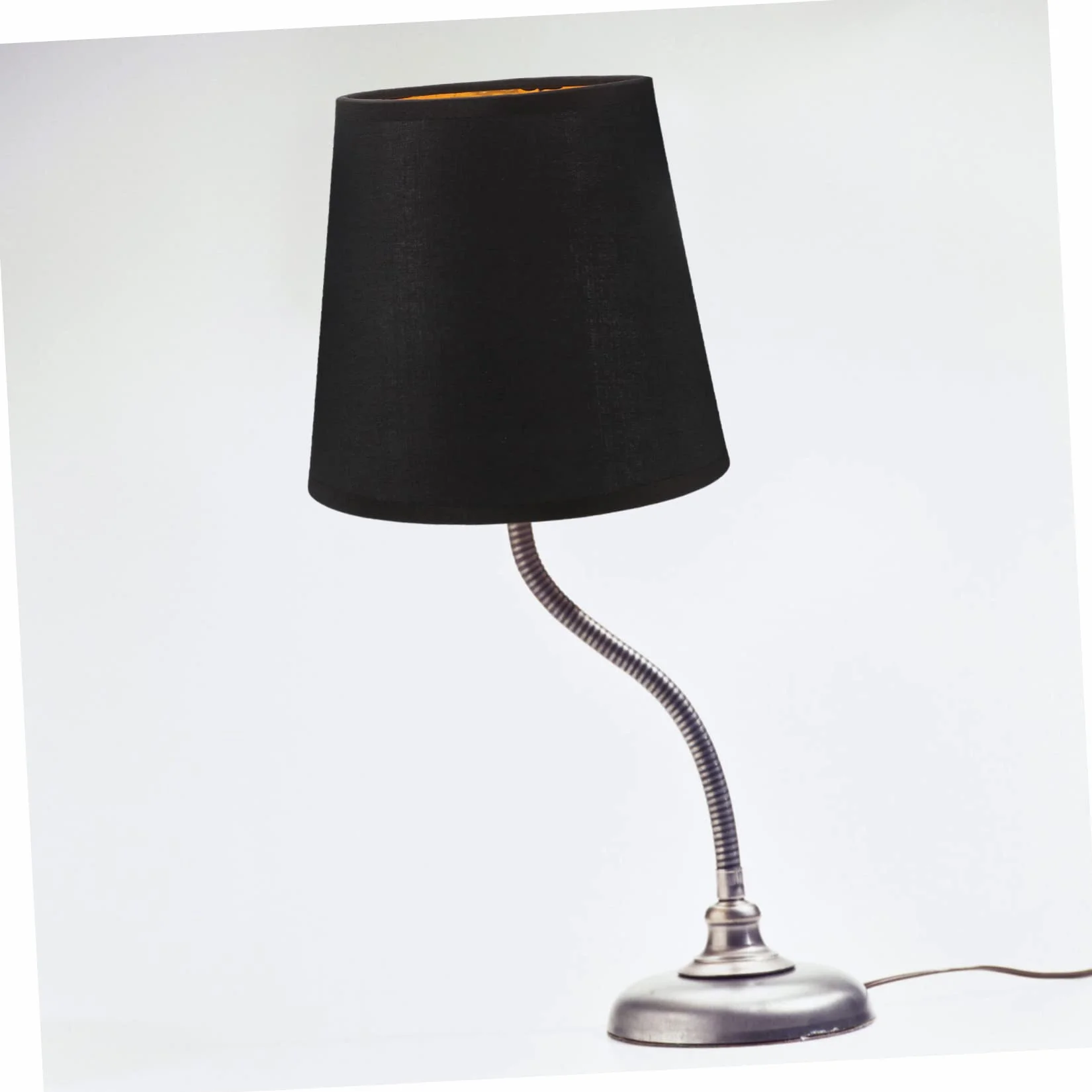 Uonlytech Abażur Z Tkaniny Abażury Do Lamp Stołowych Osłona Abażuru Zamienna Klosze Metalowe Abażur Lniany Dekoracyjny Abażur Abażur Do Lampy Ciemny Czarny Abażur Do Lampy Stołowej