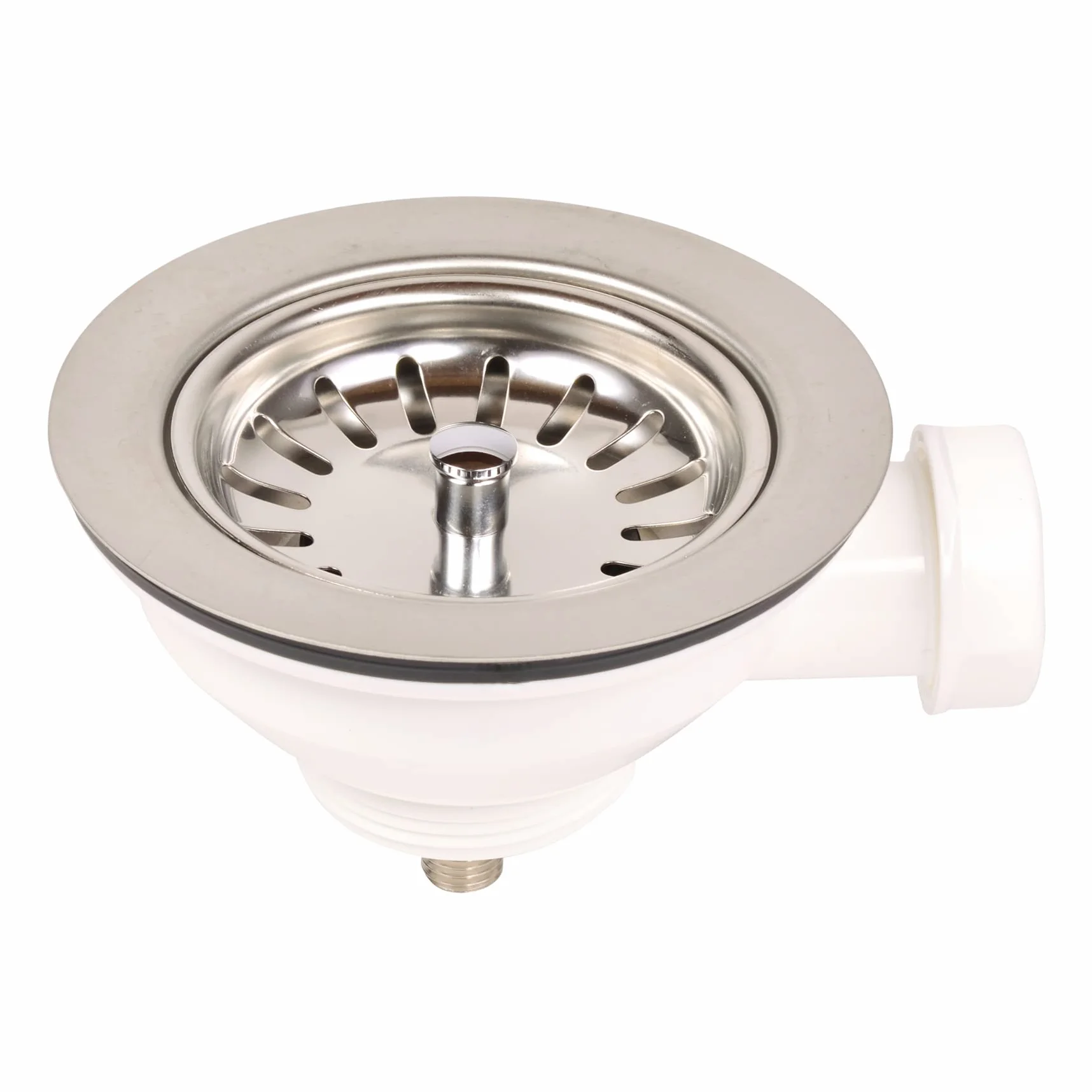 VARIOSAN Zawór kosza sitkowego 1 1/2", Ø 114 mm, stal nierdzewna