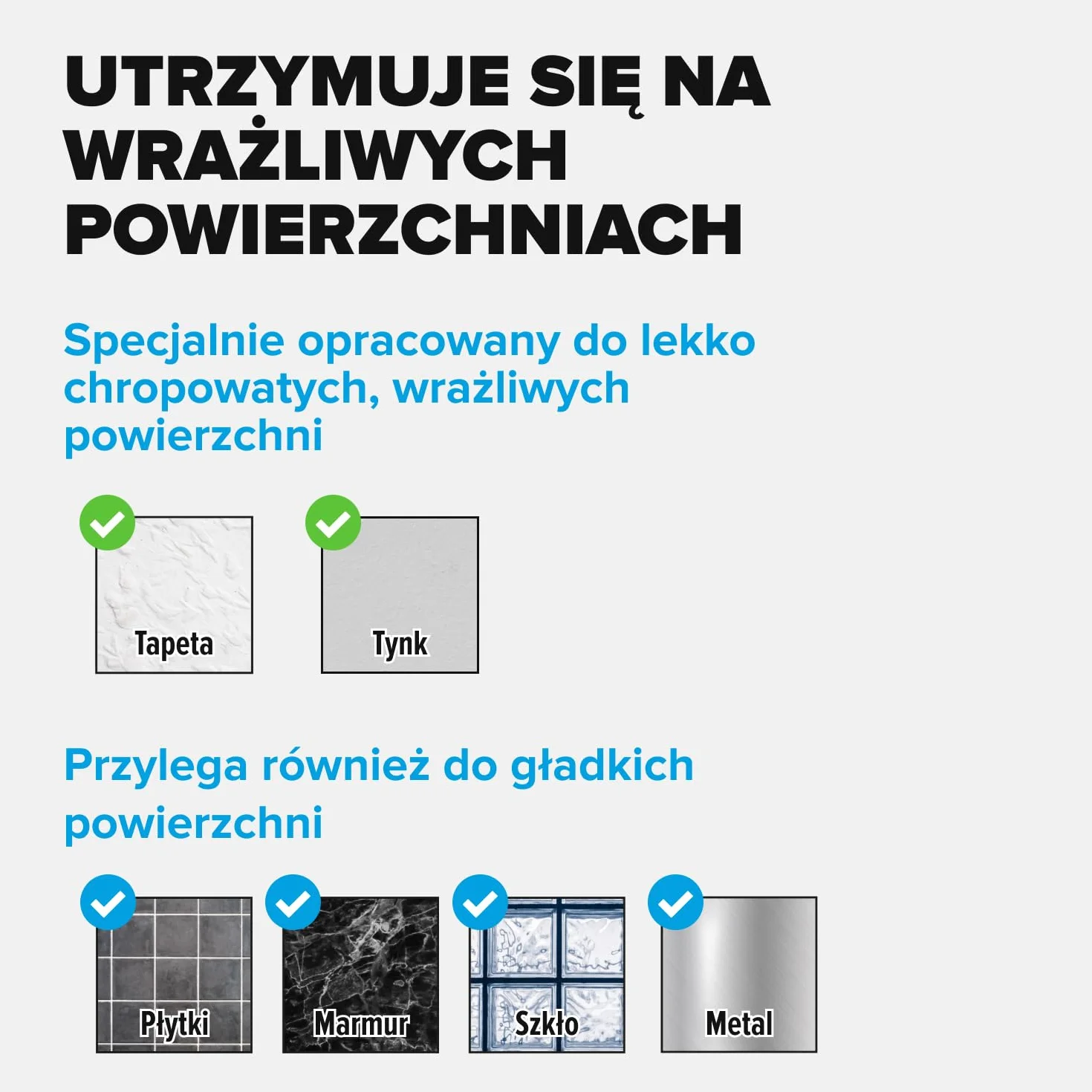 tesa Gwoździe samoprzylepne do tapet i tynku, 2 kg, 3 sztuki