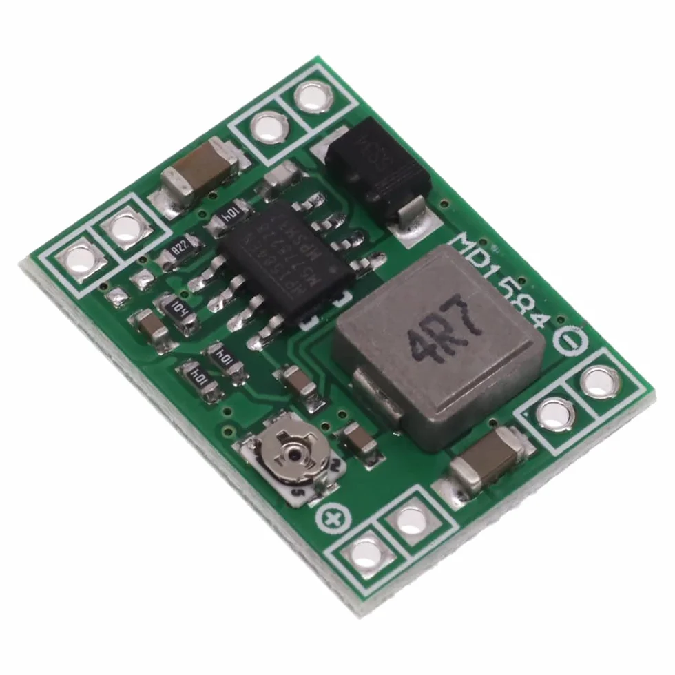 DollaTek MP1584EN DC-DC 3A Step-Down Adjustable Module Buck Converter 24V do 12V 9V 5V 3V