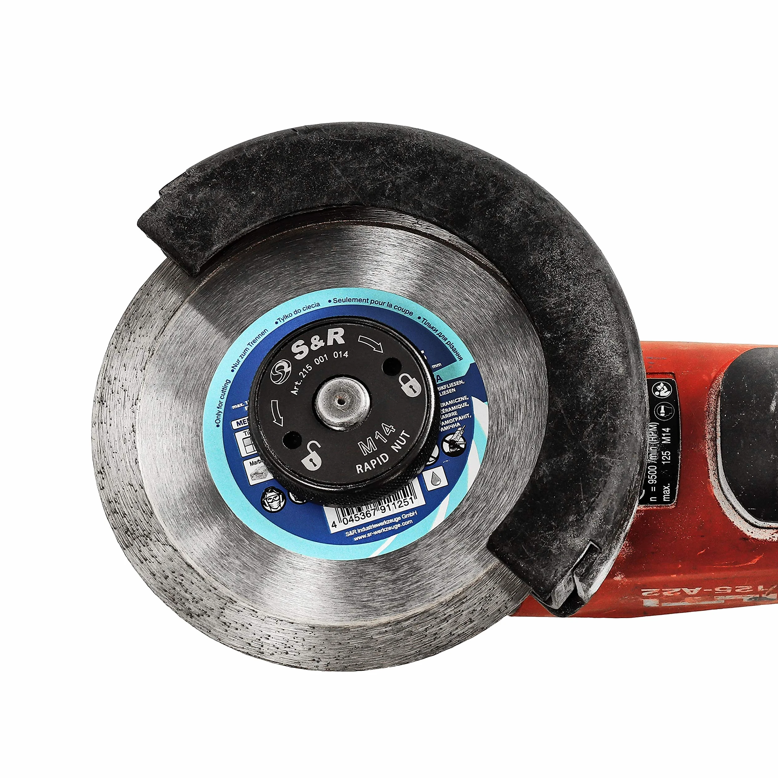 S&R nakrętka szybkomocująca M14 do szlifierek kątowych AEG, Black & Decker, Dewalt, Flex, Hitachi, Metabo, Makita