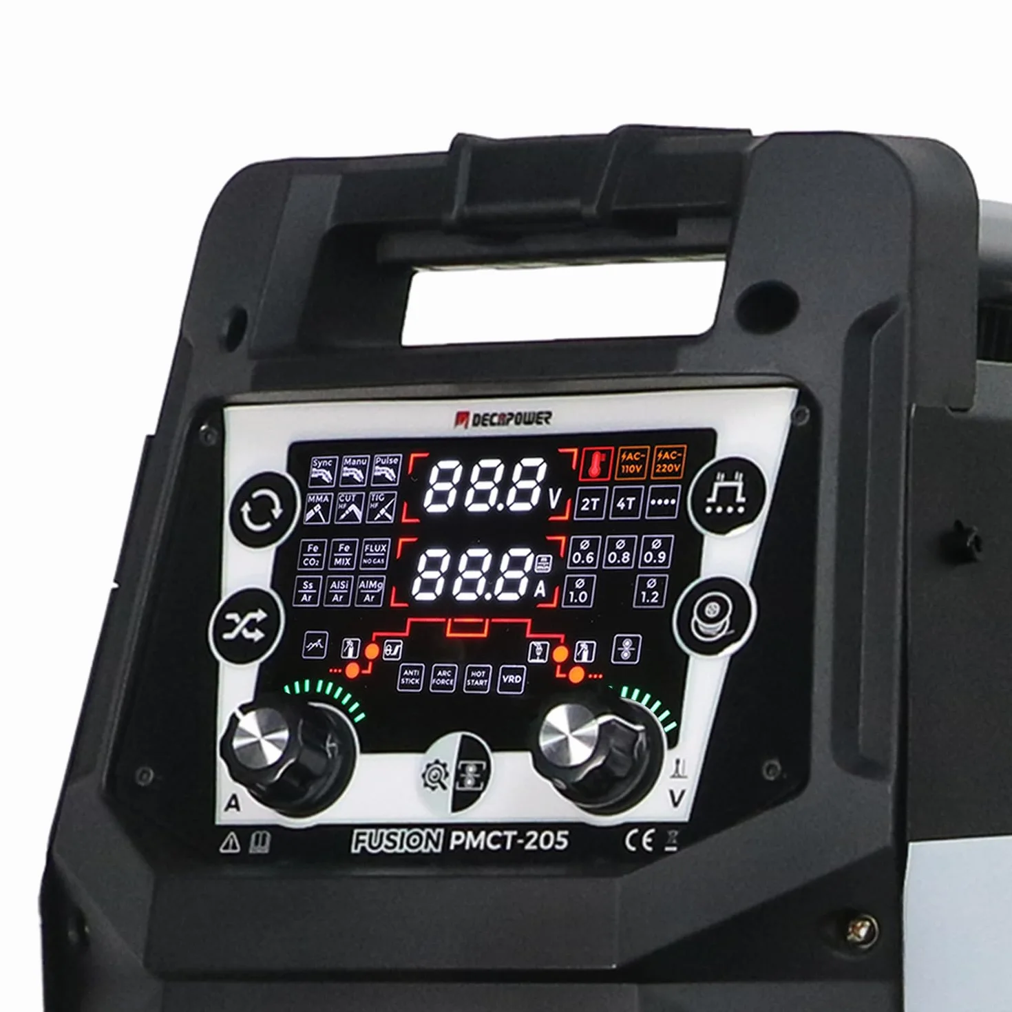Decapower Multi Procede 200A 6 w 1 Spawarka MIG MAG Pulse MMA HF TIG Przecinarka plazmowa