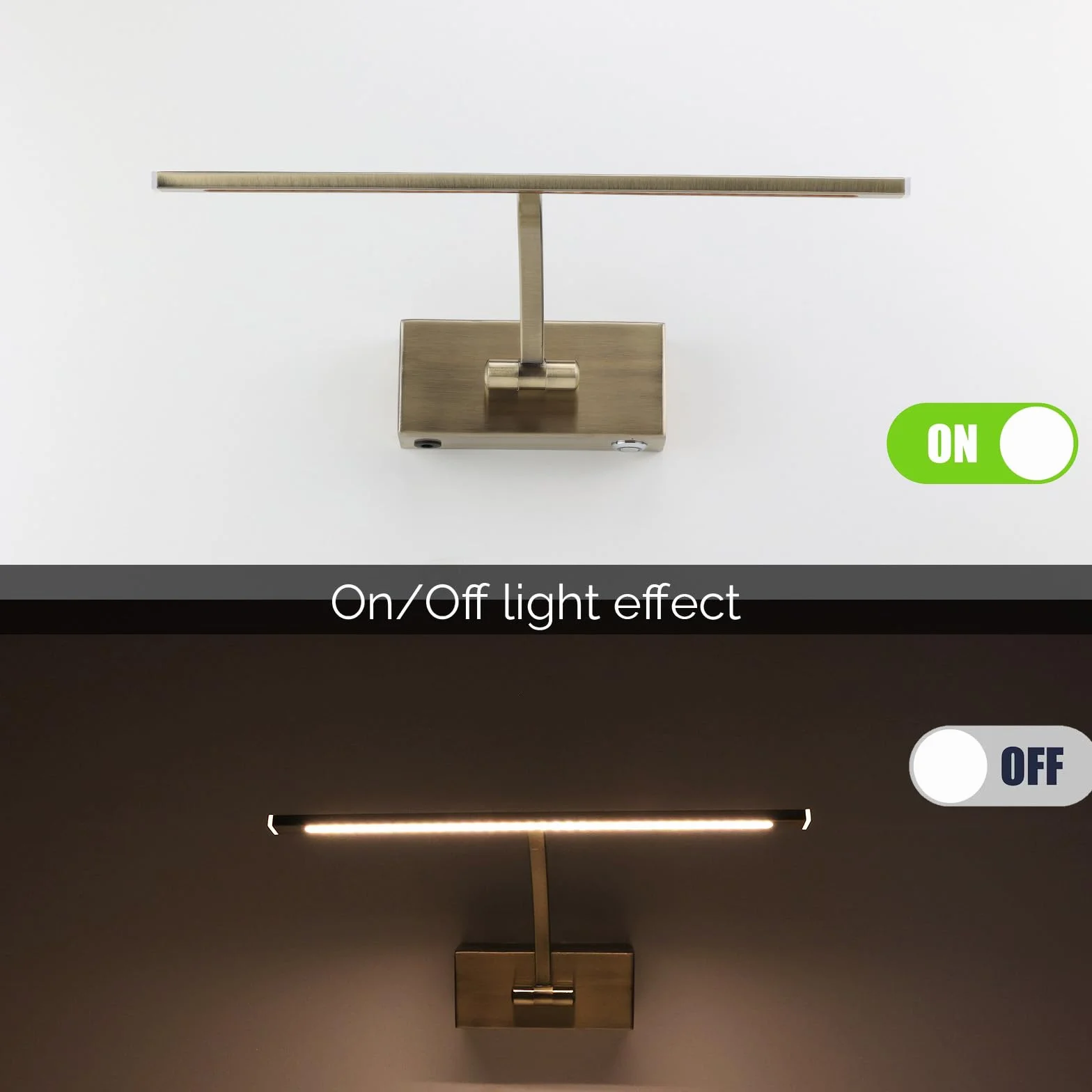 Alpinaluz Akumulatorowa lampa LED 4W 34cm ściemniane ciepłe światło 2700K bateria litowa 6h brąz antyczny
