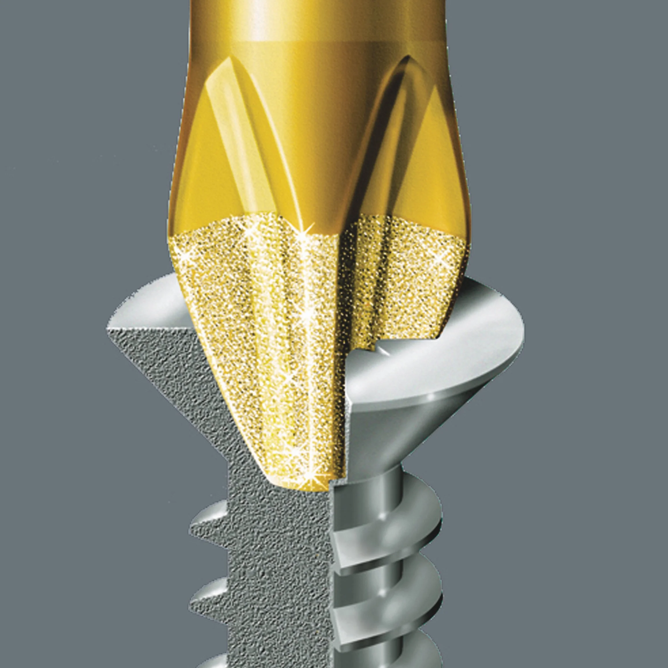 Bit płasko-krzyżowy Phillips-Recess PH2 x 25 mm diamentowy BiTorsion 851/1 BDC Wera