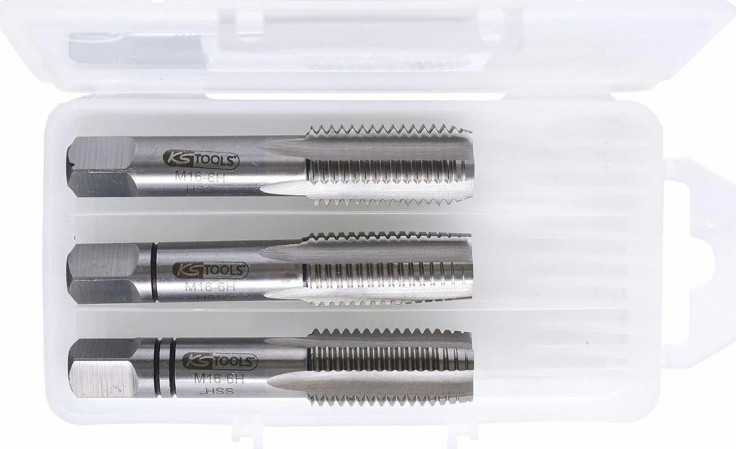 KS Tools 331.0160 HSS Zestaw gwintowników ręcznych M16x2, 3-szt