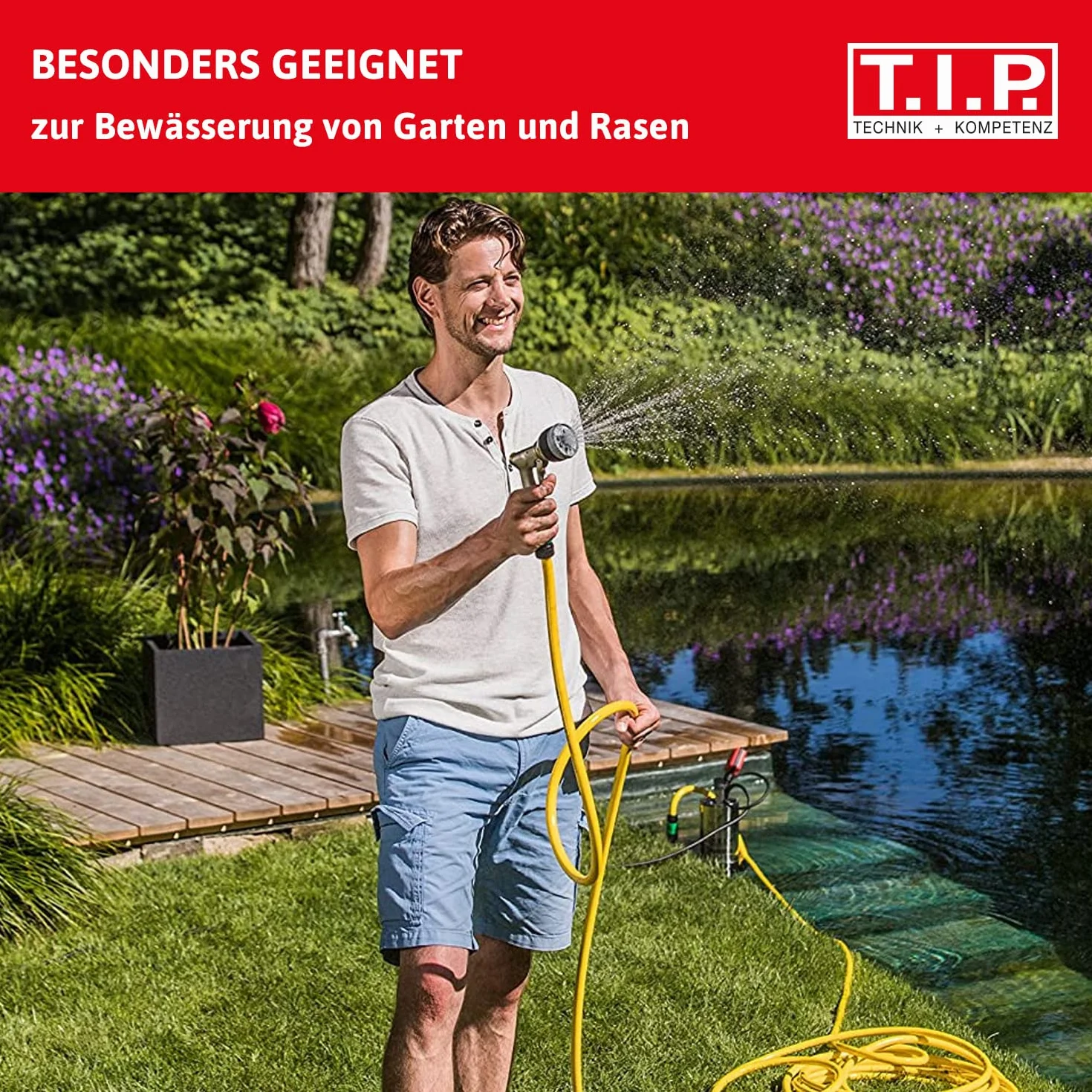 T.I.P. Drain 6000/36 Pompa głębinowa tłocząca ze stali nierdzewnej 950 W 6000 l/h 34 m