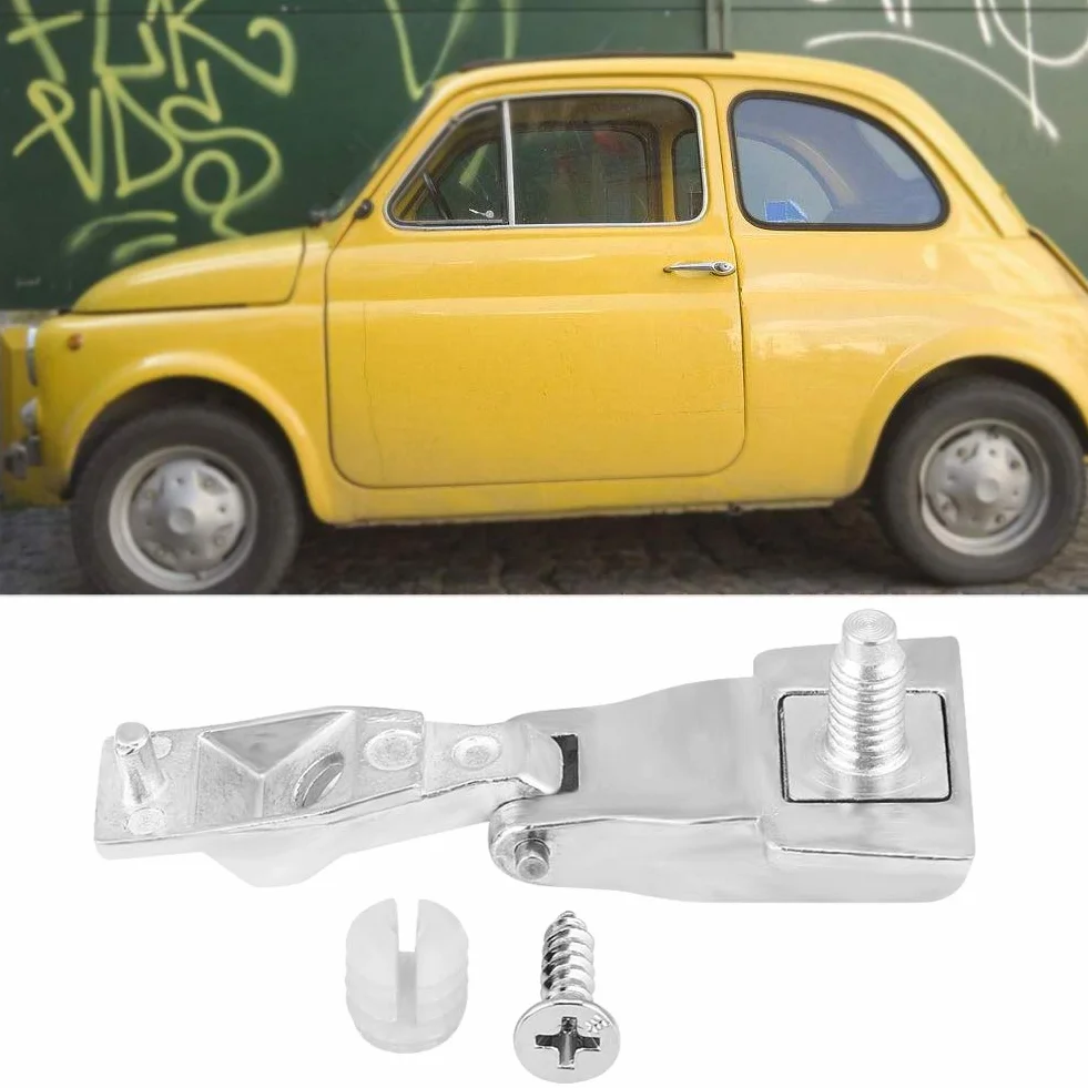 YHG 500 Zestaw Naprawczy Klamek, Narzędzie do Naprawy Zawiasów Klamki Drzwi, Chromowany Metal, Zestaw Narzędzi do Naprawy Zawiasów Zewnętrznych OS lub NS dla Fiata 500 5