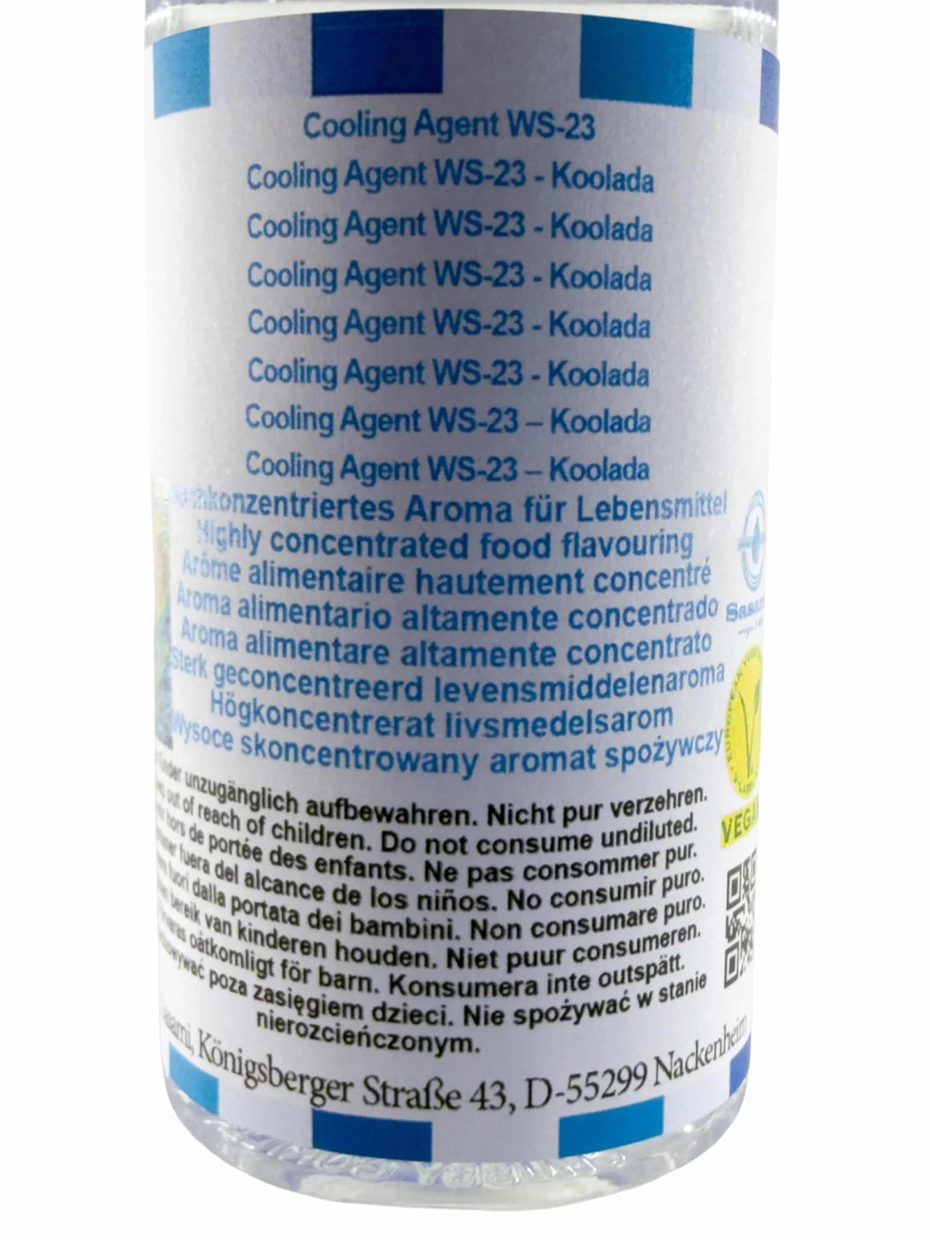 Środek chłodzący 1-10ml - WS-23 - Koolada - Sasami