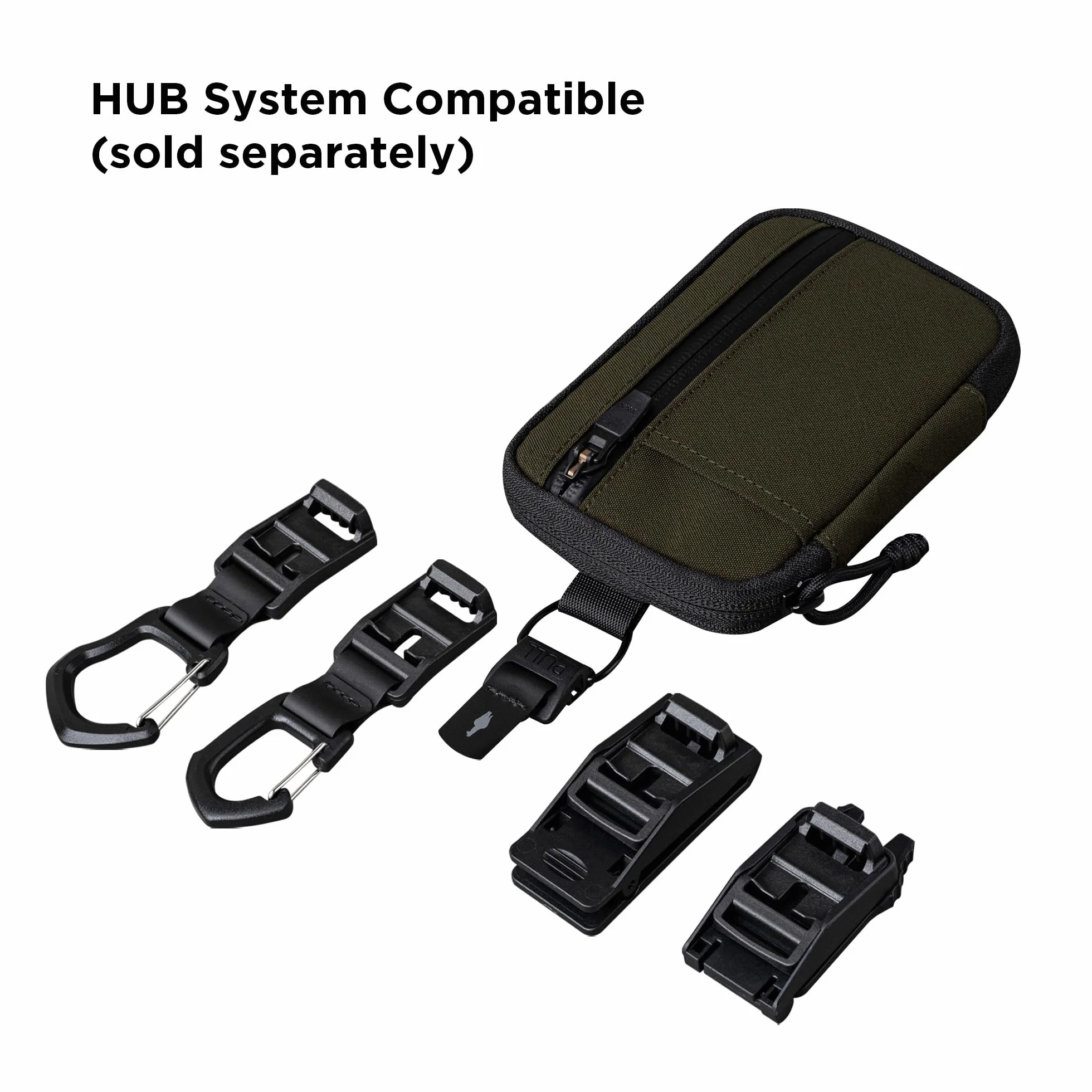 ALPAKA HUB Pouch Pro EDC Organizer – mała torba na narzędzia na elektronikę, kable z zamkiem YKK, odporna na warunki atmosferyczne