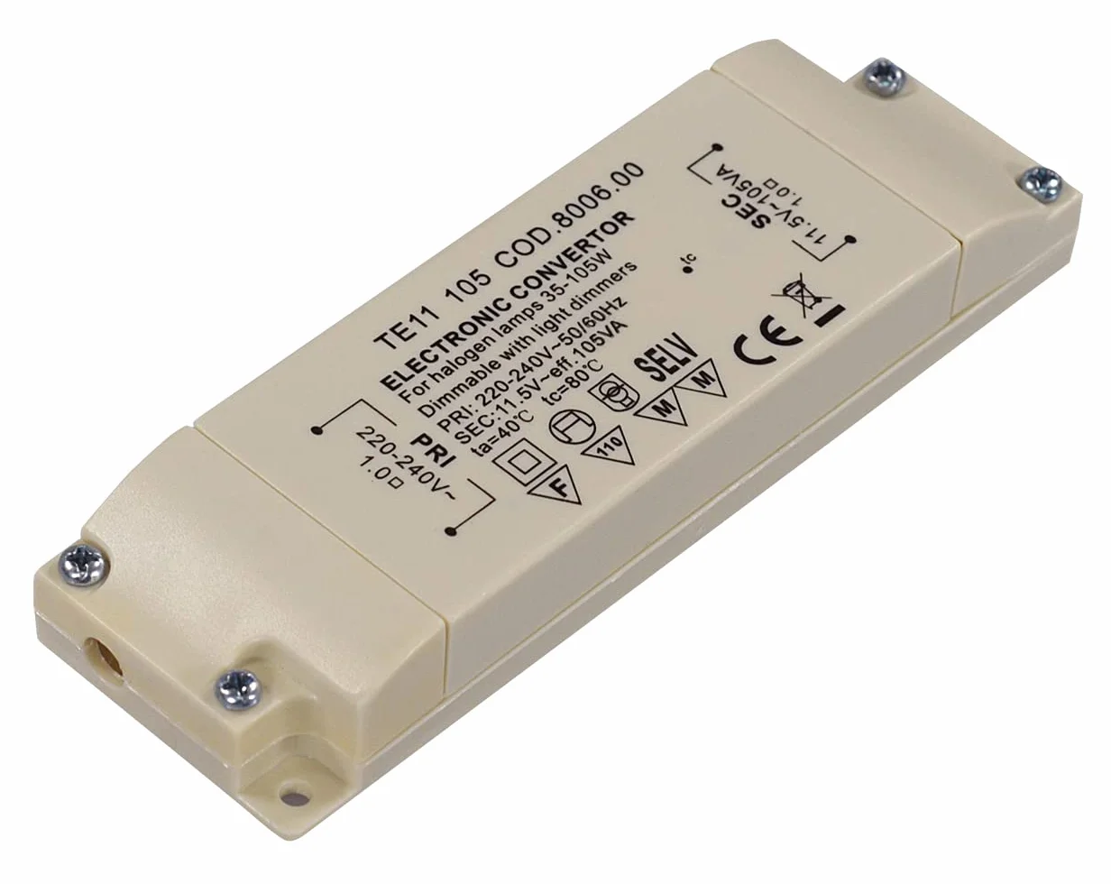 conecto X-HT010 transformator halogenowy 12 V/35-105 W, 220-240 V, 50 Hz