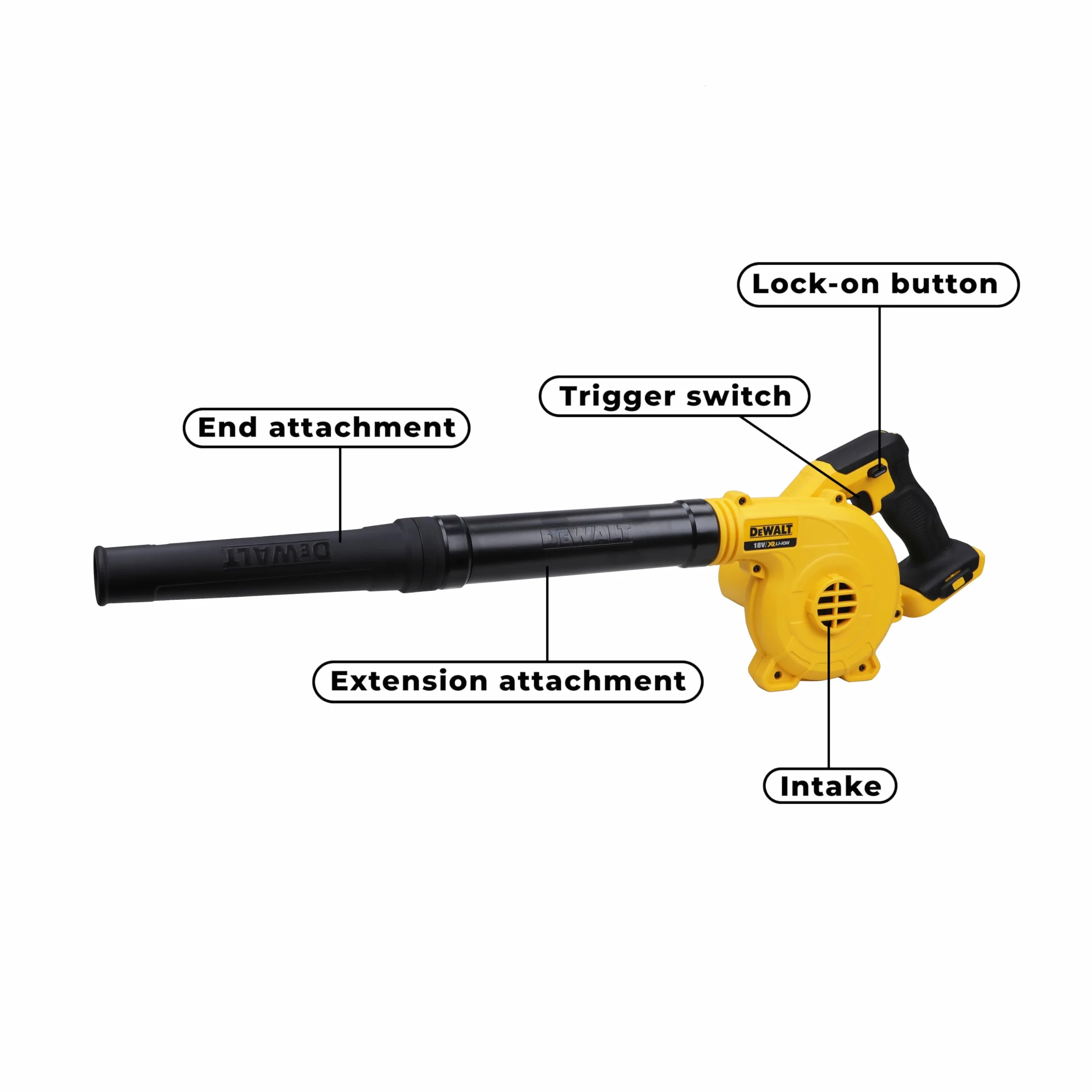 DeWalt DCV100 dmuchawa akumulatorowa 18 V 290 km/h