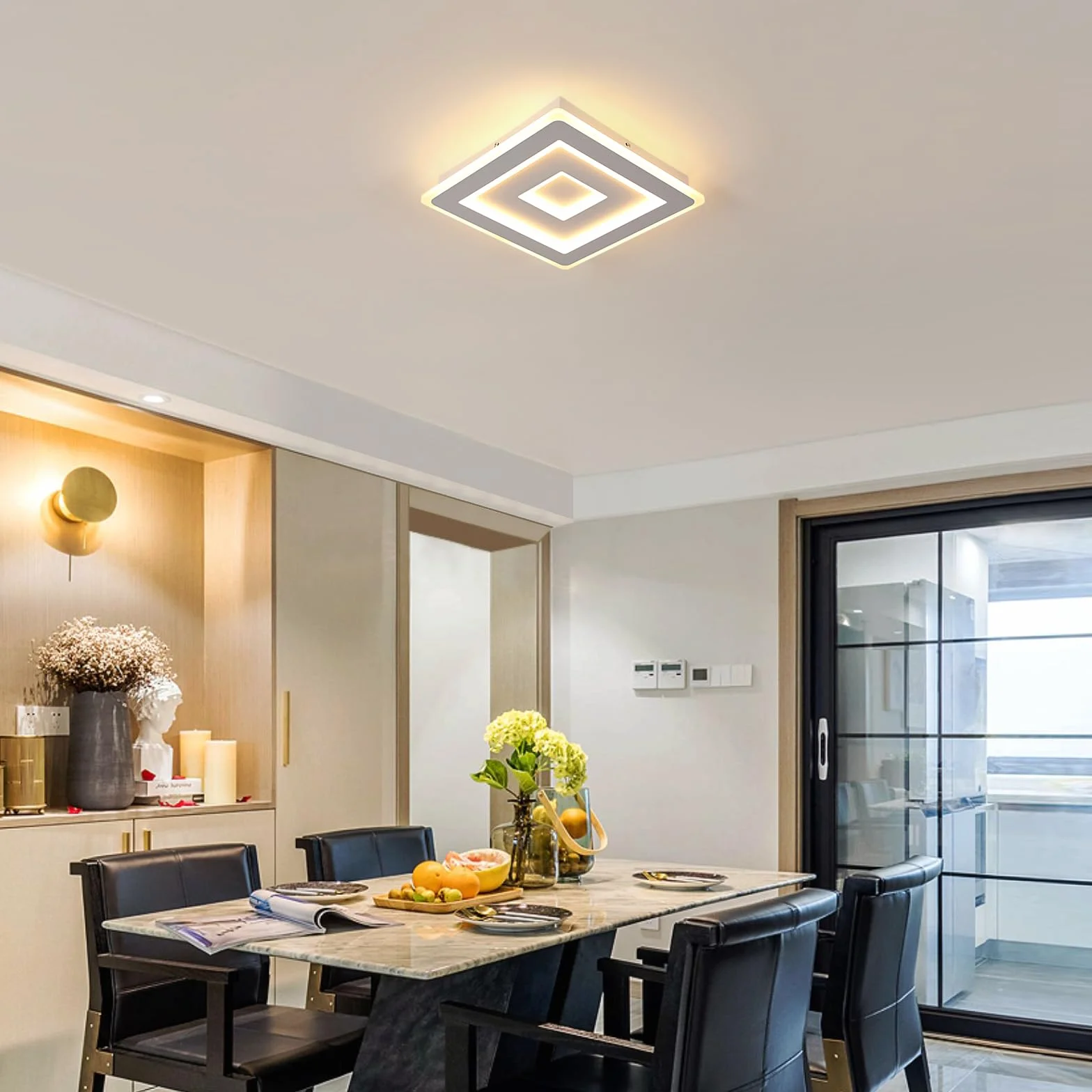 Comely Lampa Sufitowa LED 42W 4725LM 30cm 3000K Białe Akrylowe
