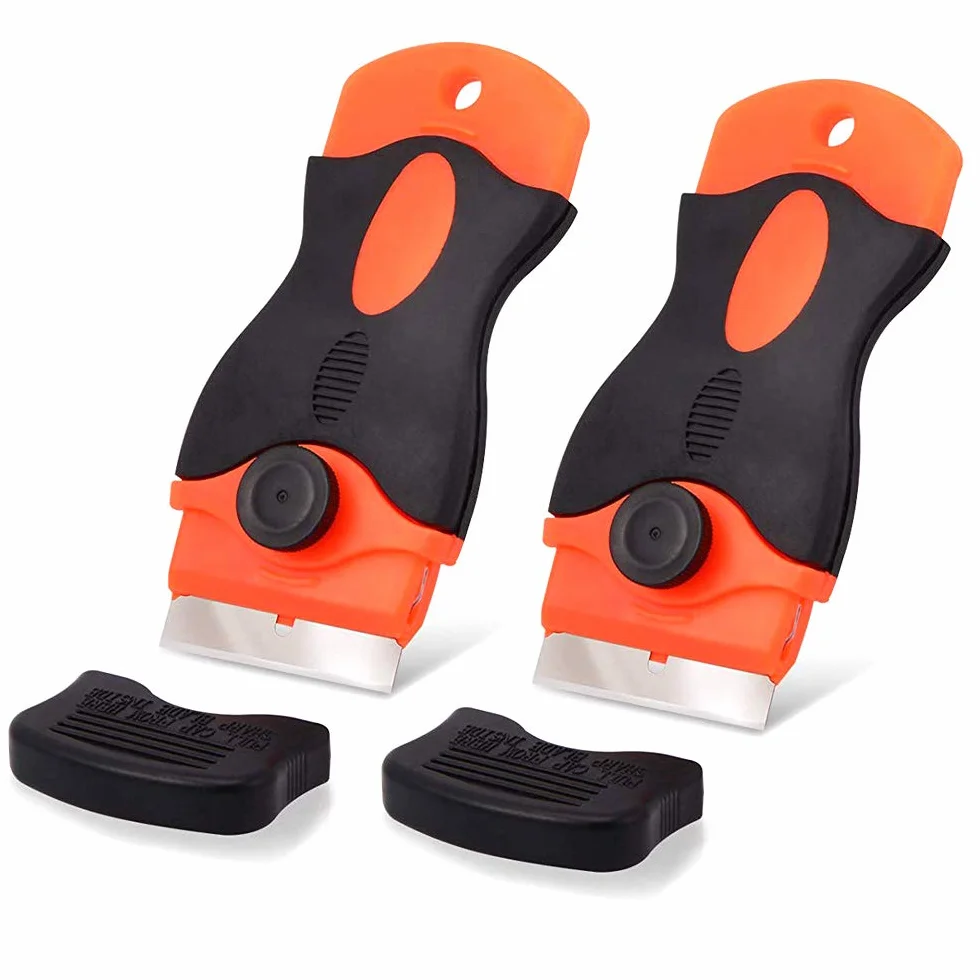 Premium mini skrobaczka ceramiczna do maszynki do golenia z 20 stalowymi ostrzami do usuwania kleju farb naklejek