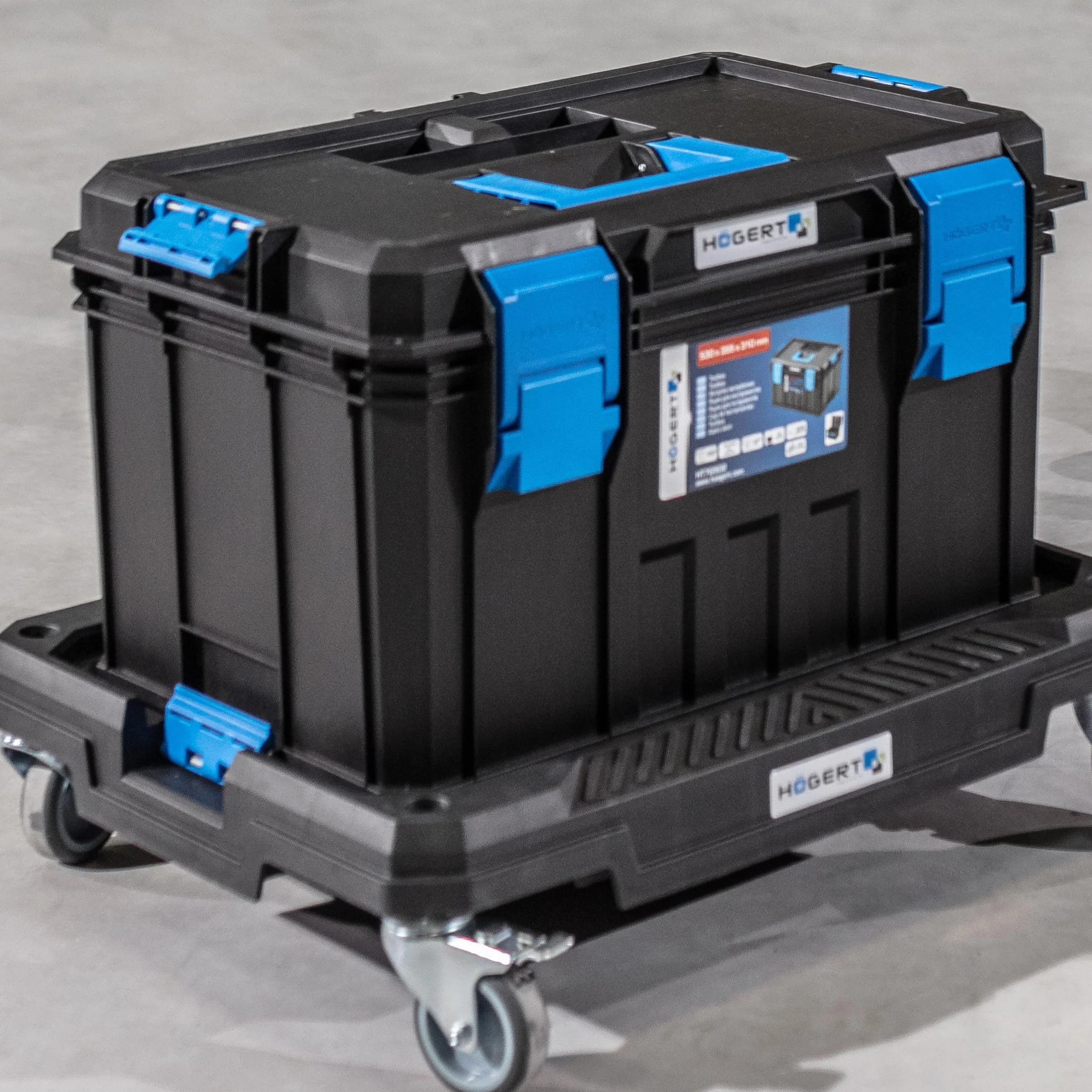 Högert Technik Skrzynka narzędziowa 50 kg modułowa ABS HT7G502