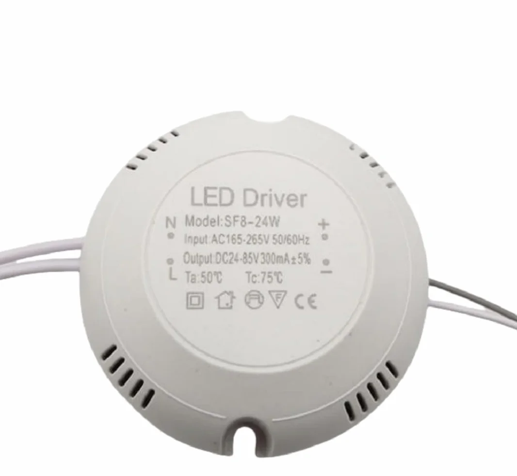 MASUNN Zasilacz LED AC 165–265 V 8–24 W do lampy sufitowej