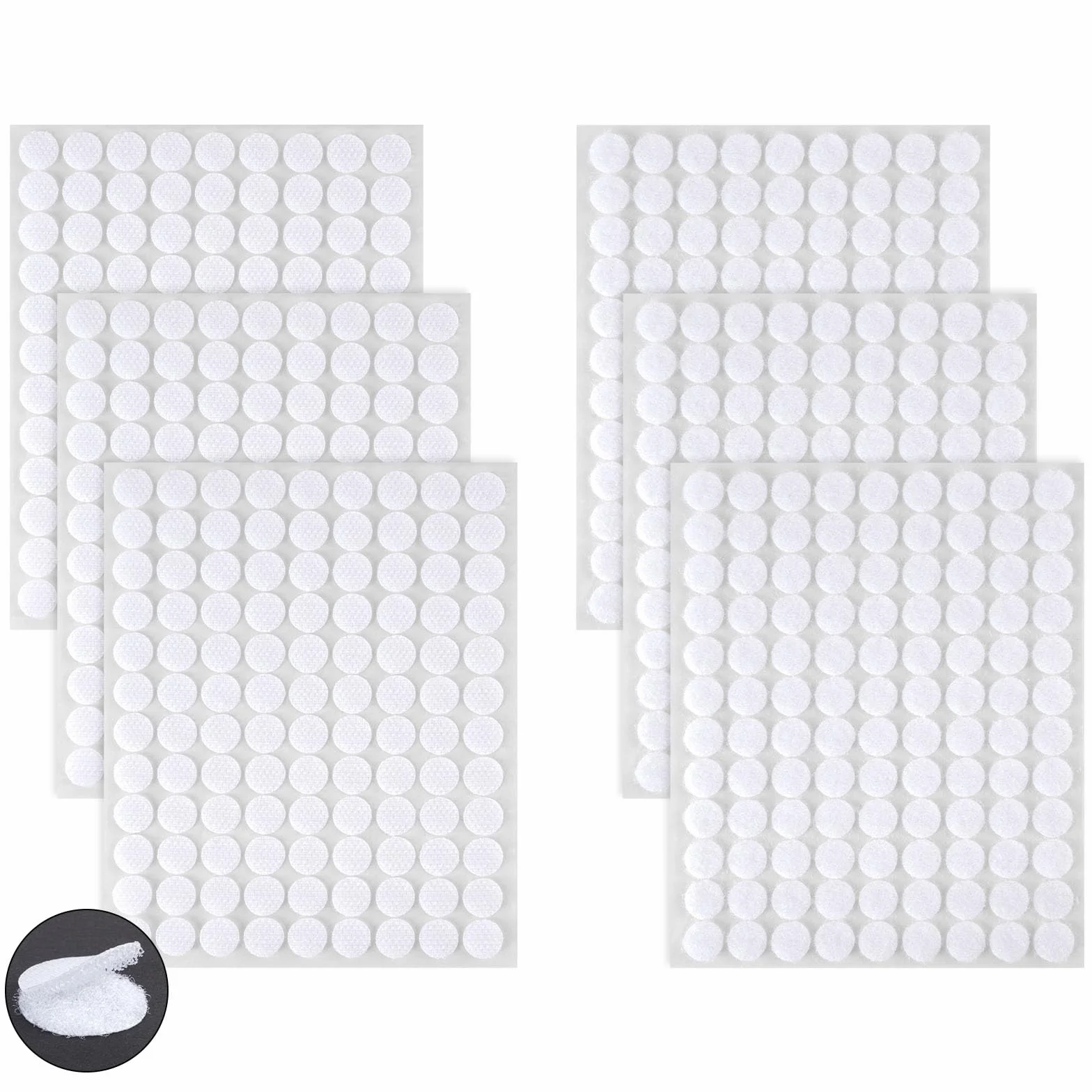 Ainiv Okrągłe taśmy klejące dwustronne 10 mm 648 sztuk