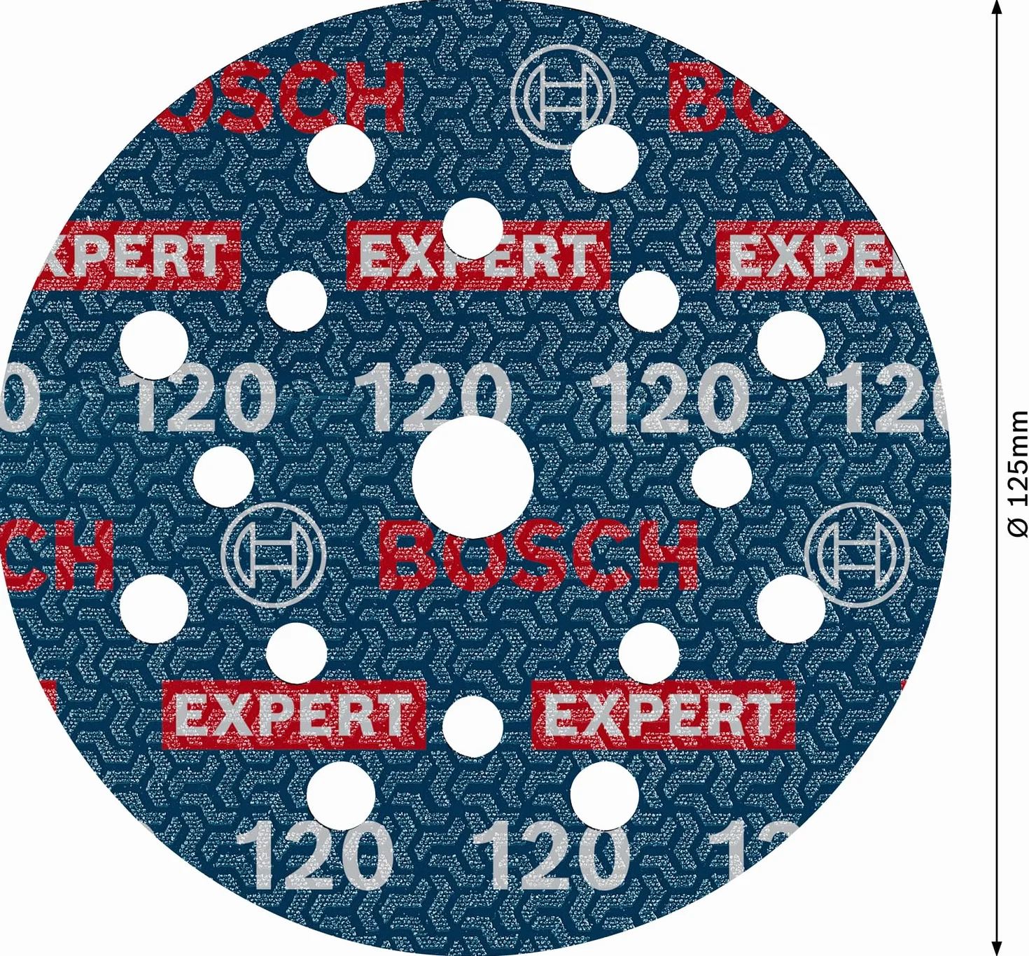 Bosch EXPERT O780 tarcza szlifierska do folii 125 mm ziarnistość 120