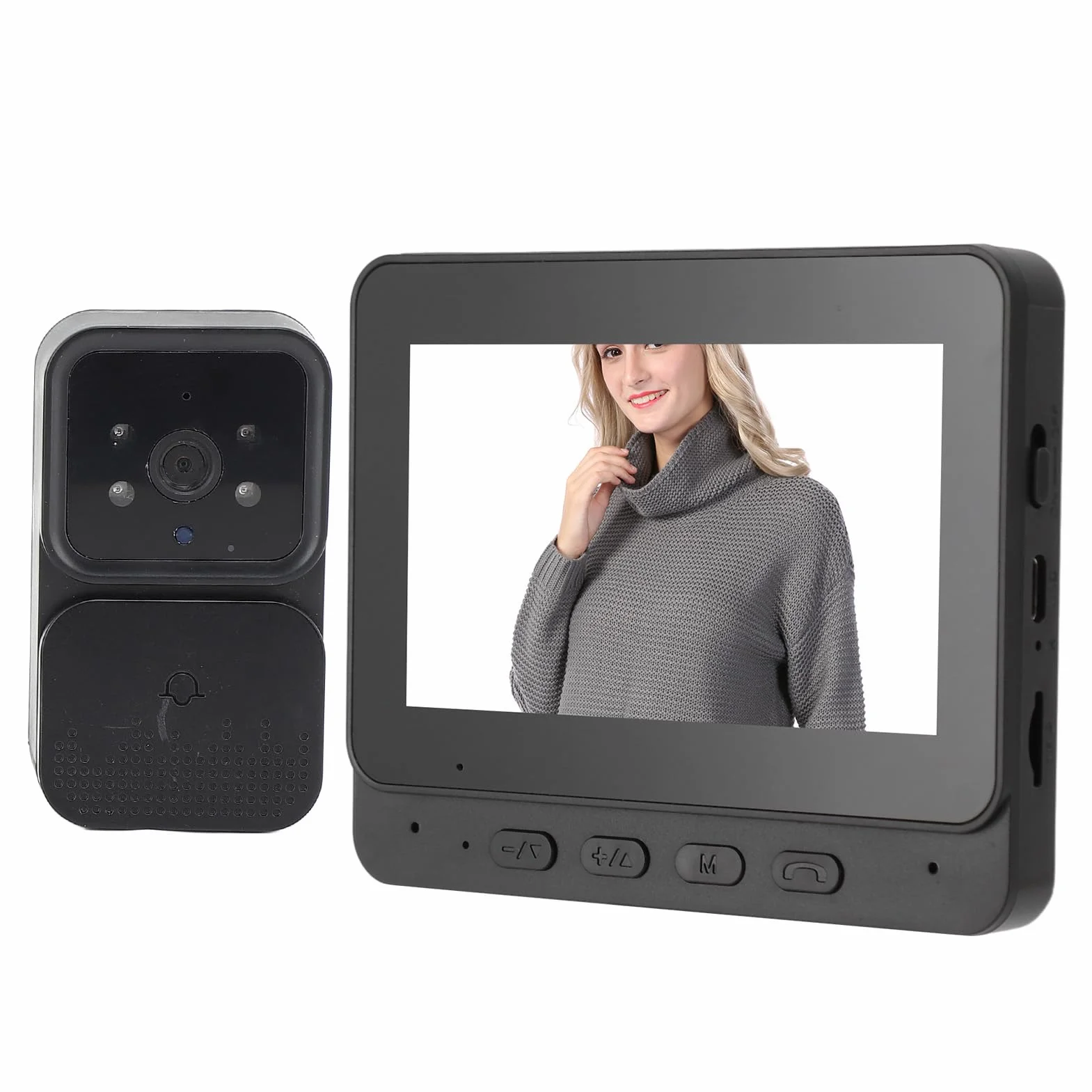 Bezprzewodowy wideodomofon WiFi Vsion z kamerą 1080P, dwukierunkowy domofon do mieszkań