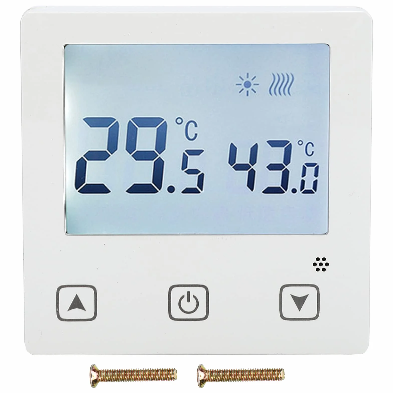 Termostat cyfrowy AC220V z ekranem dotykowym regulator temperatury ogrzewania podłogowego