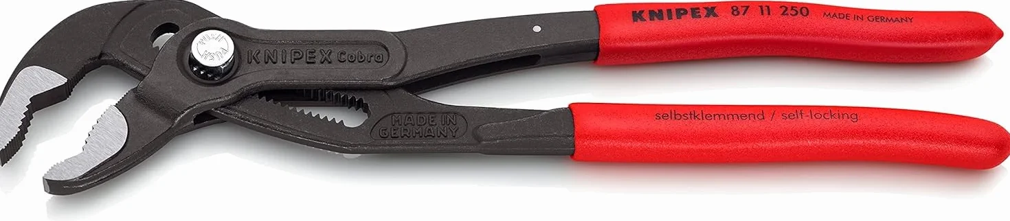 KNIPEX Cobra...matic Szczypce nastawne do rur 250 mm 87 11 250 fosforanowana