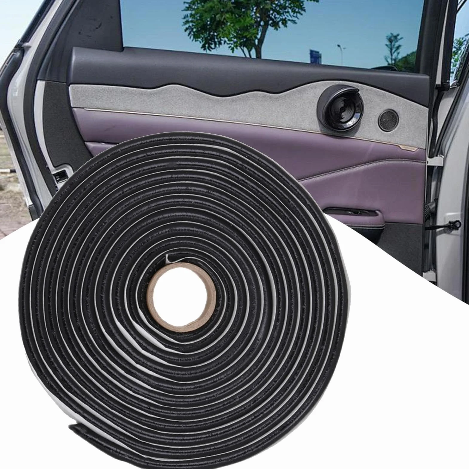 Weather Stripping, Under Door Draft Blocker, Door Insulator Strip, Rubber Weather Seal, Auto Draft Seal Strip, Soundproof Edge Protector, 13 Ft Weather Stripping, Car Windshield Sealing Strip