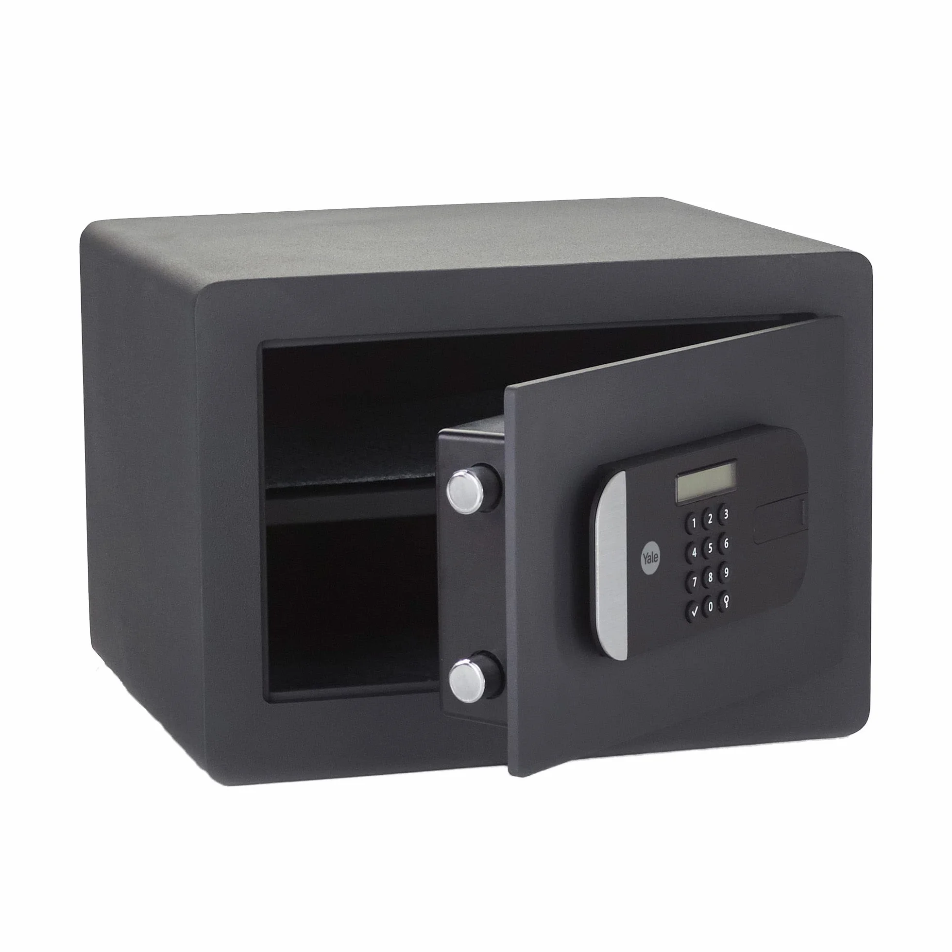 Yale YSEM/250/EG1 Sejf Domowy 18.6l 35x30x25 cm Czarny Wyświetlacz LCD