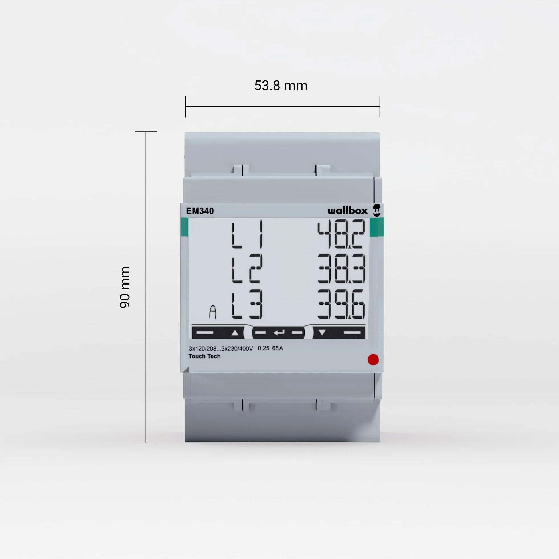Wallbox Miernik mocy 3-fazowy, do 65 A, ECO Smart. Kompatybilny z Pulsar Max