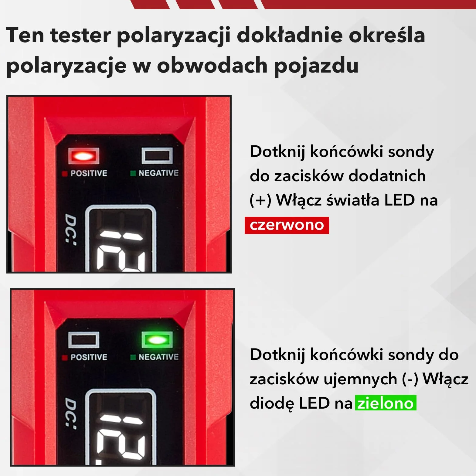 Carbole DC 6-48V Wielofunkcyjny Tester Obwodów Samochodowych, Wyposażony w Sondę Zasilania, System Wskaźnika LED i 13-stopowy (4-metrowy) Kabel, Do Sprawdzania Zwarcia, Polarności i Ciągłości
