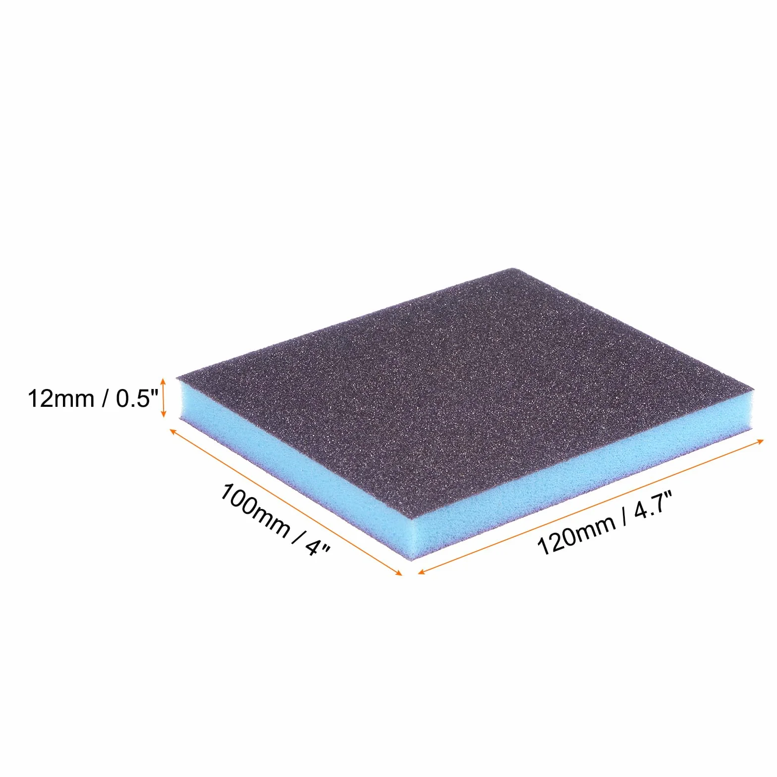 QUARKZMAN gąbka do szlifowania 180-240 ziarnistość 120 x 100 x 12 mm 16 szt.