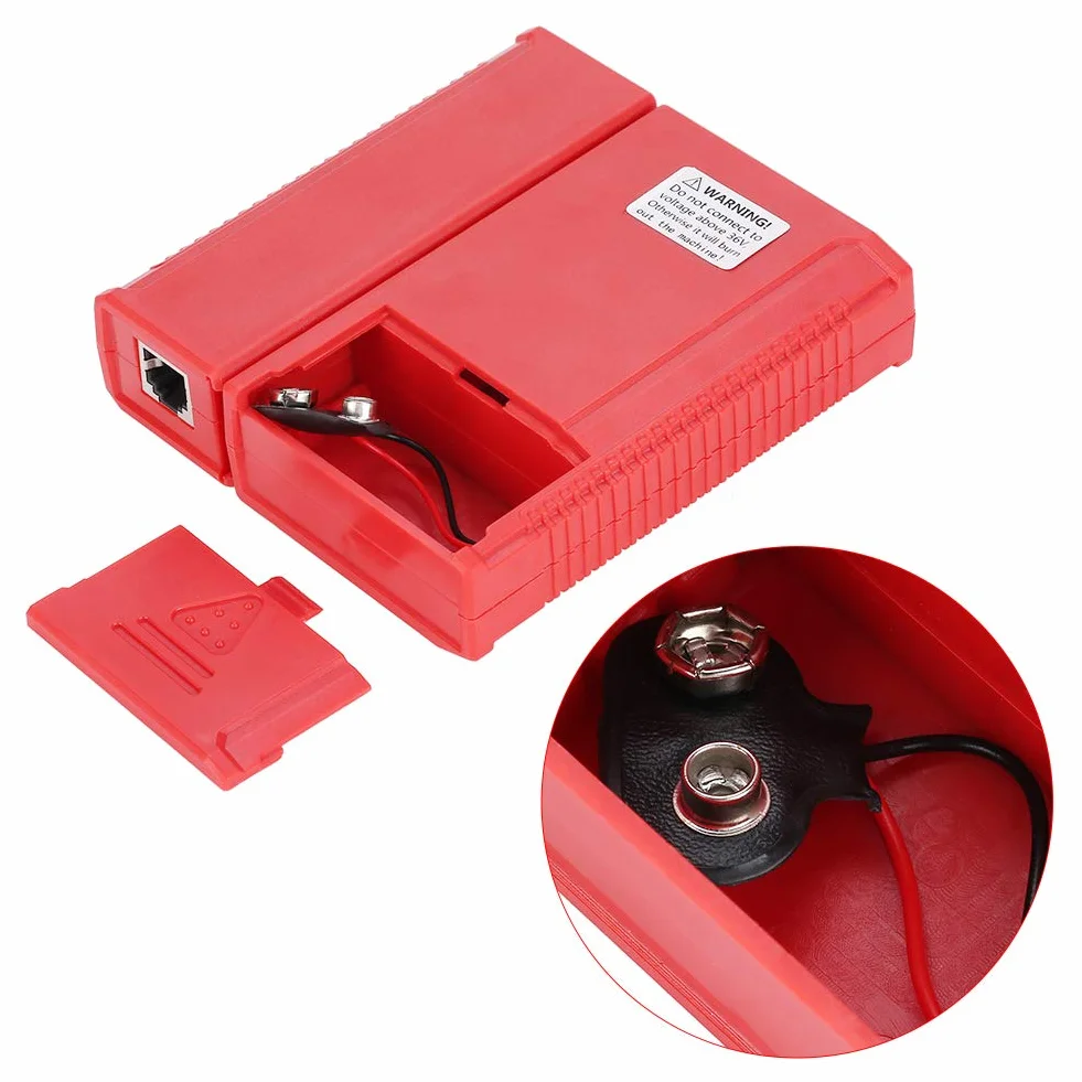 Tester kabli sieciowych Akozon WZ-468 RJ45 RJ11 Ethernet Narzędzie do testowania sieci LAN