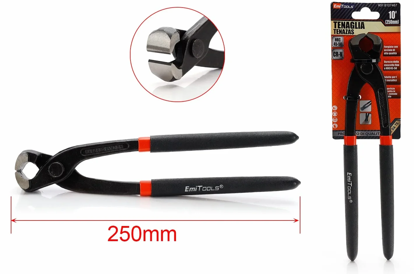 Szczypce Profesjonalne 10'' 250mm do Stolarza Kolb Cementystów