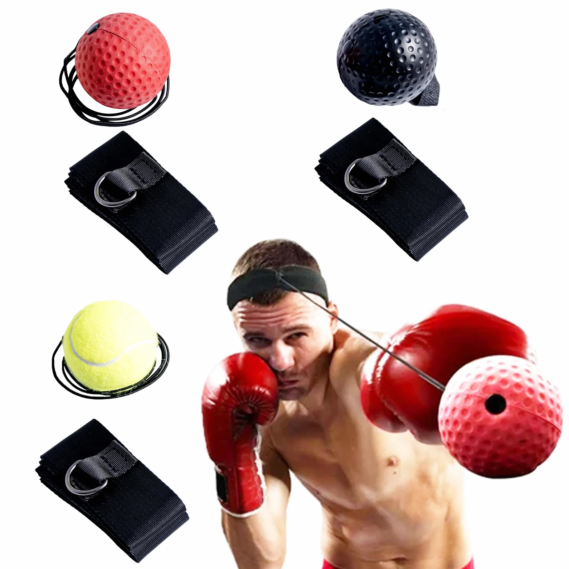 Zestaw 3 piłek refleksowych Reflex Ball Speed Ball