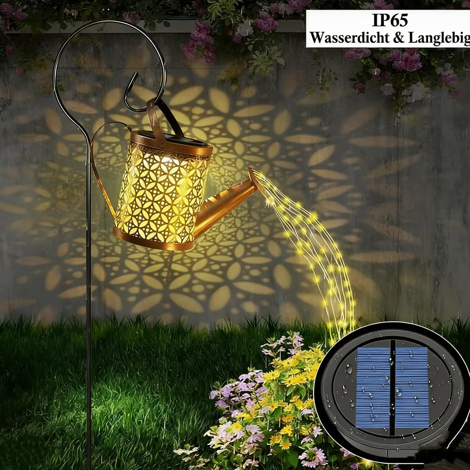 HELESIN Części zamienne do lamp solarnych, wodoszczelna panel słoneczny IP65, zamienne elementy do lamp solarnych, lampy ogrodowe i DIY (1 opakowanie 10,4 CM)