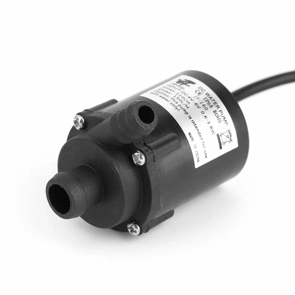 Bezszczotkowa pompa wodna JT-160 DC 5V 2W USB mikrozanurzeniowa cicha