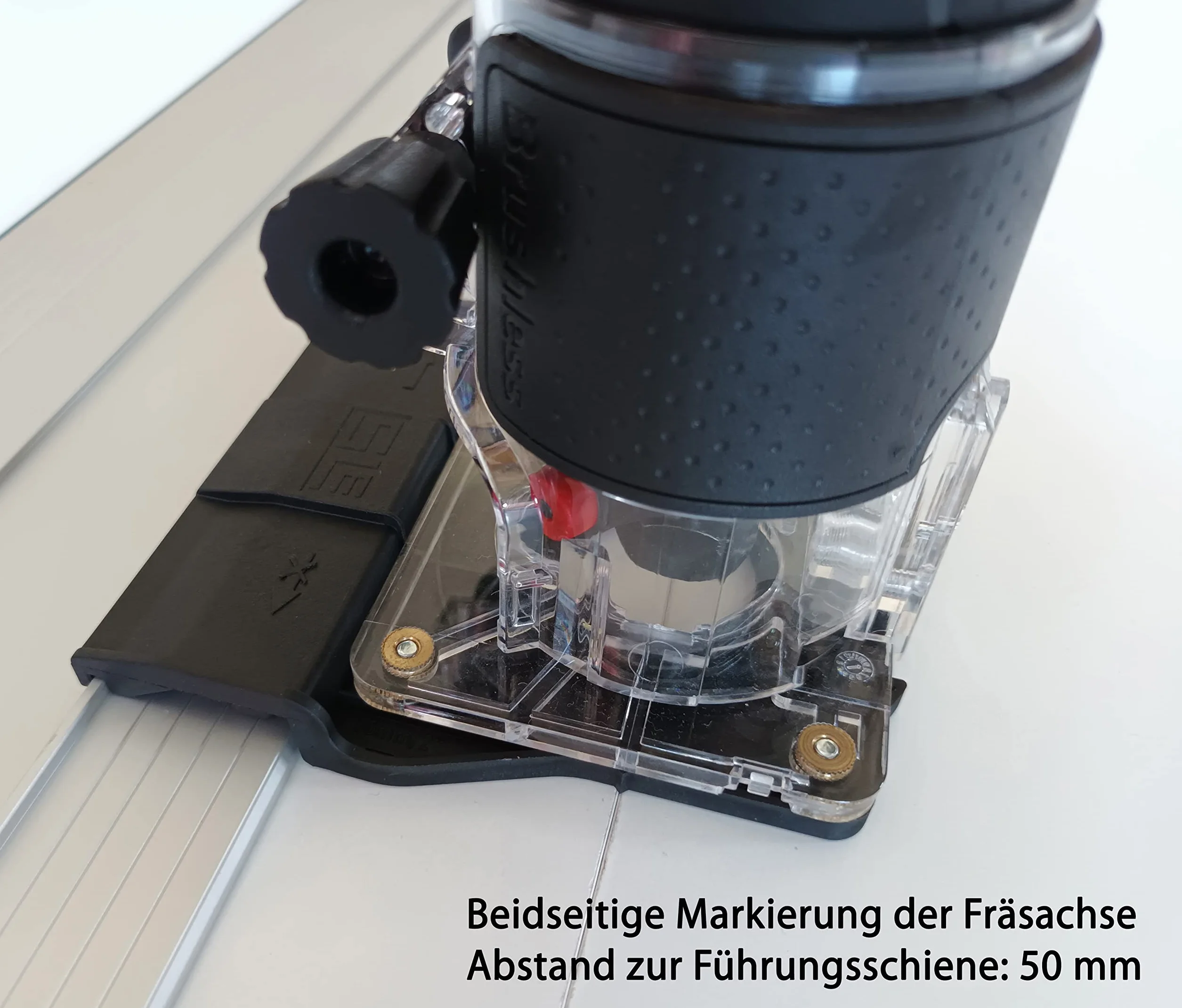 Bosch AdvancedTrimRouter 18V-8 adapter szyny prowadzącej do Makita/Bosch/Festool