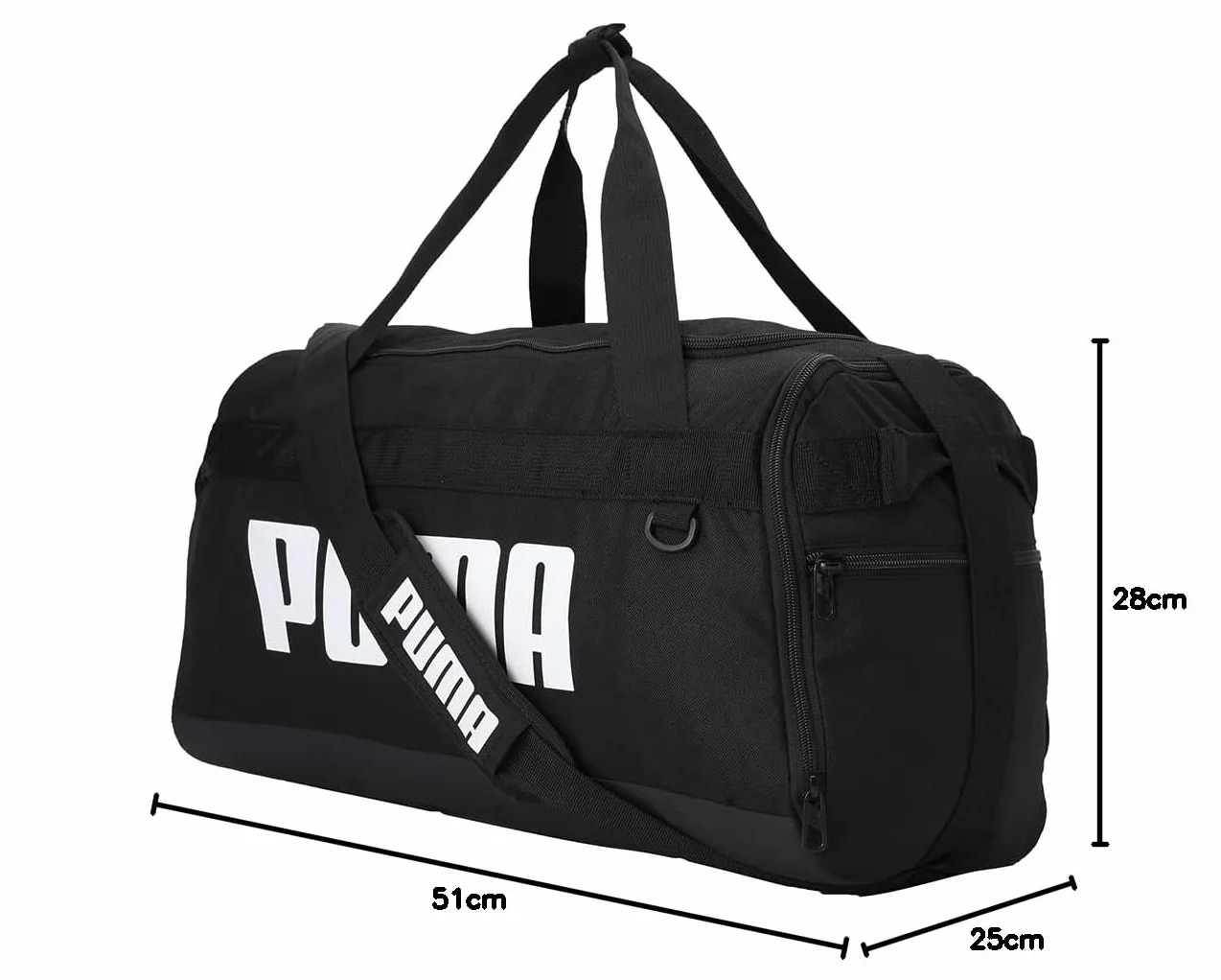Puma Unisex Dla Dorosłych Challenger 76620 Torba Sportowa, Czarny, 35 l