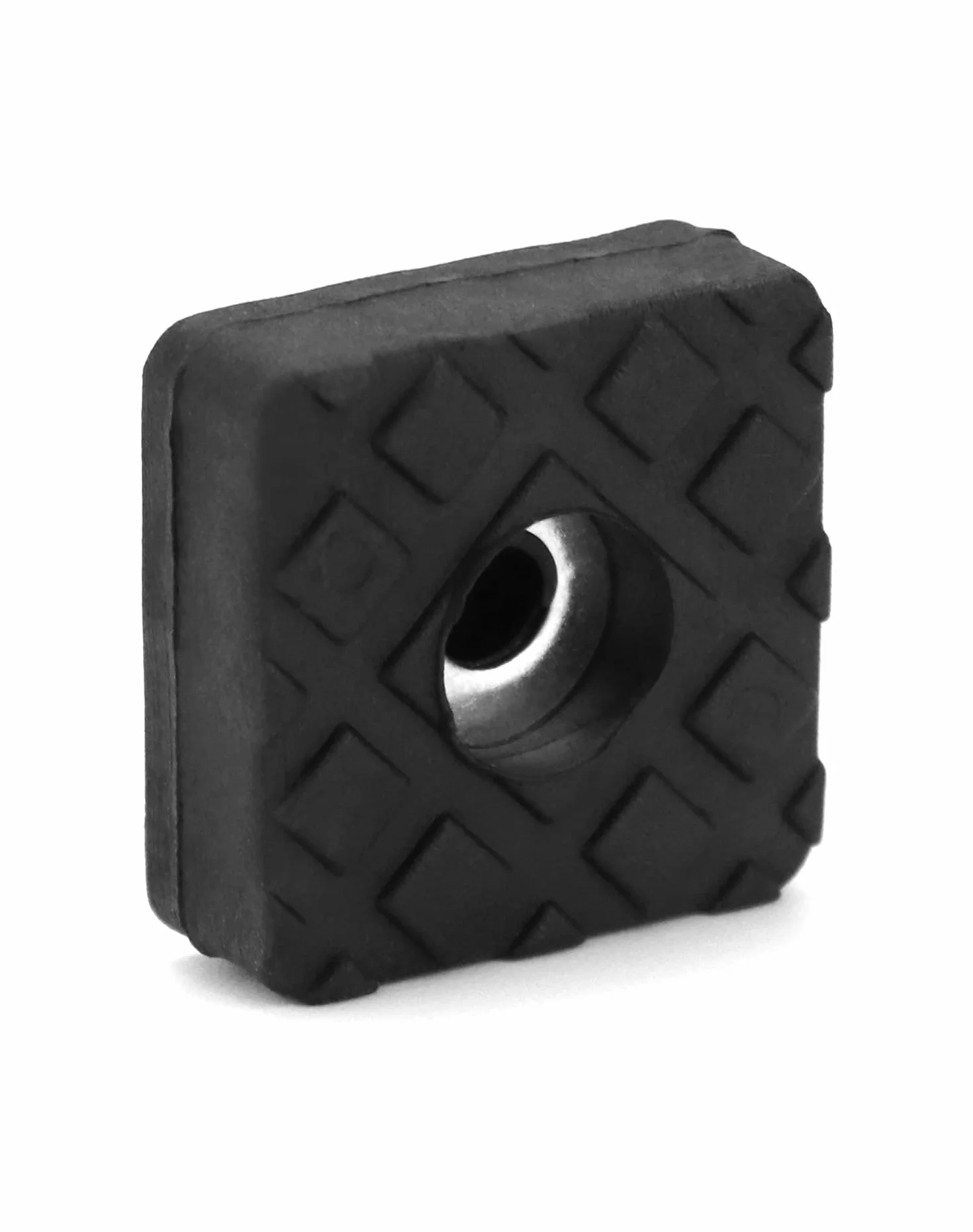 QWORK® 18 szt. Kwadratowe gumowe nóżki antypoślizgowe 22*22*8mm