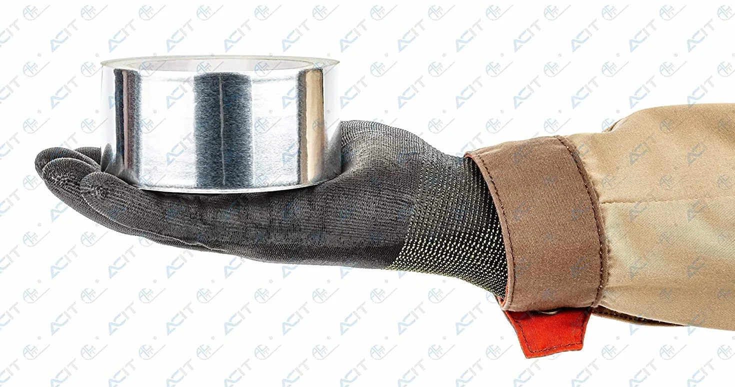 ACIT Taśma aluminiowa naprawcza 50 m x 50 mm odporna na ciepło i wodę