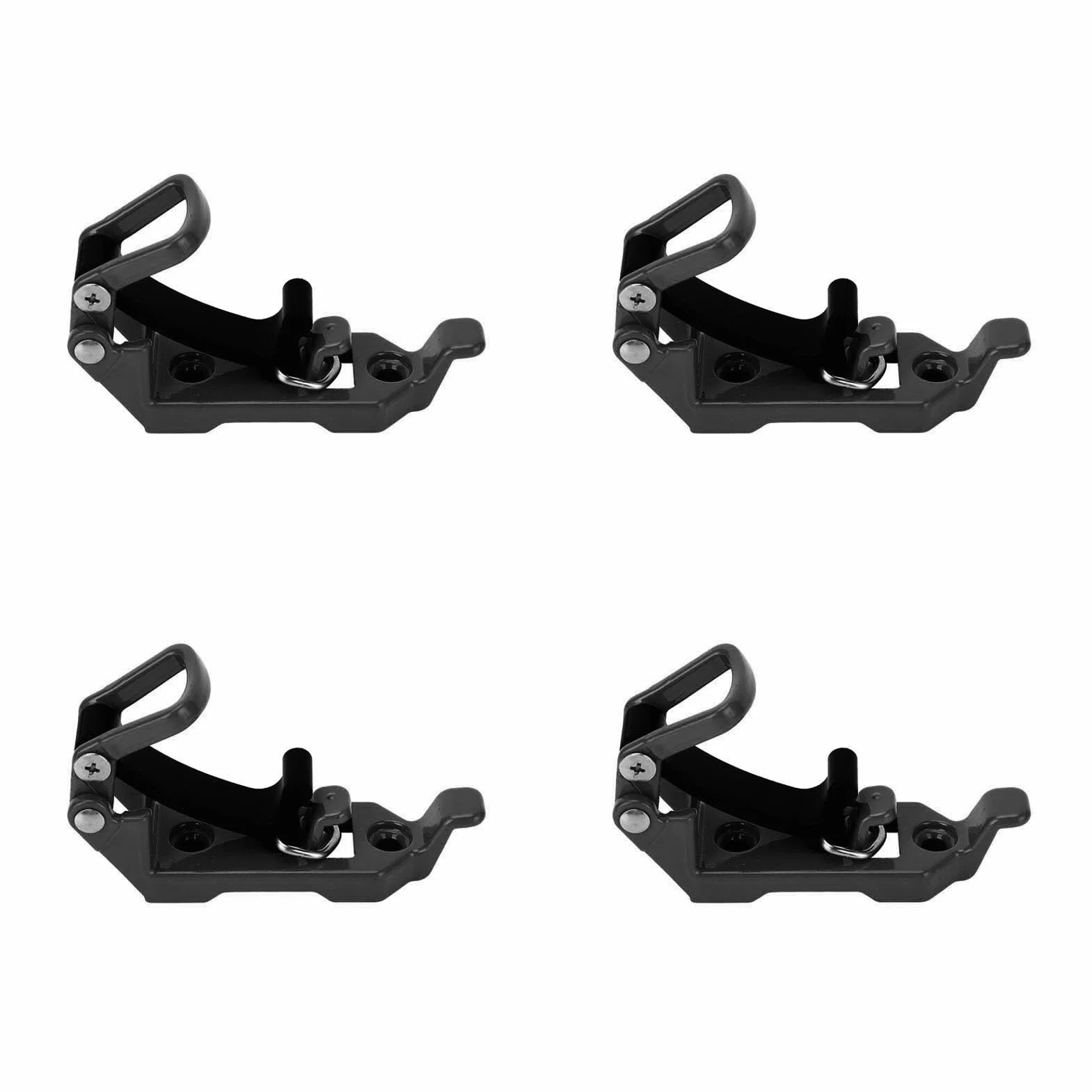 Yinhing Mocowanie do łopat Stojak na Dachowe Metalowy Gumowy Wspornik Montażowy (BLACK)