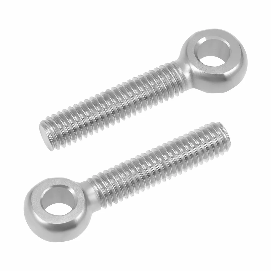 Sourcing Map 5 sztuk M6 x 30 mm 304 stal szlachetna Śruba oczkowa