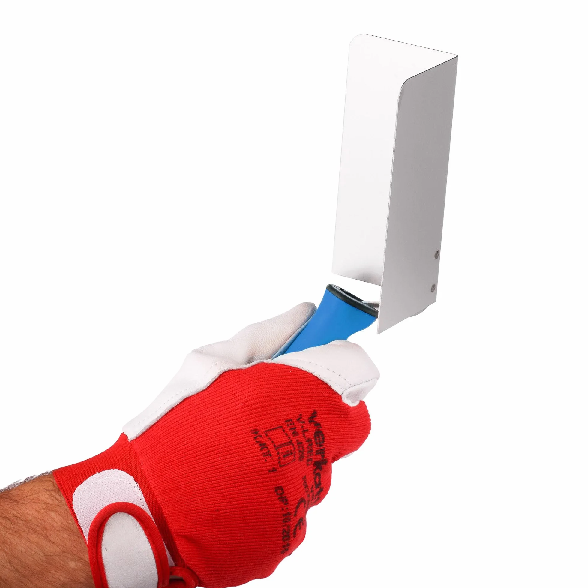 Mivos Kielnia narożna ze stali nierdzewnej 120 x 60 mm paca wewnętrzna z miękkim uchwytem