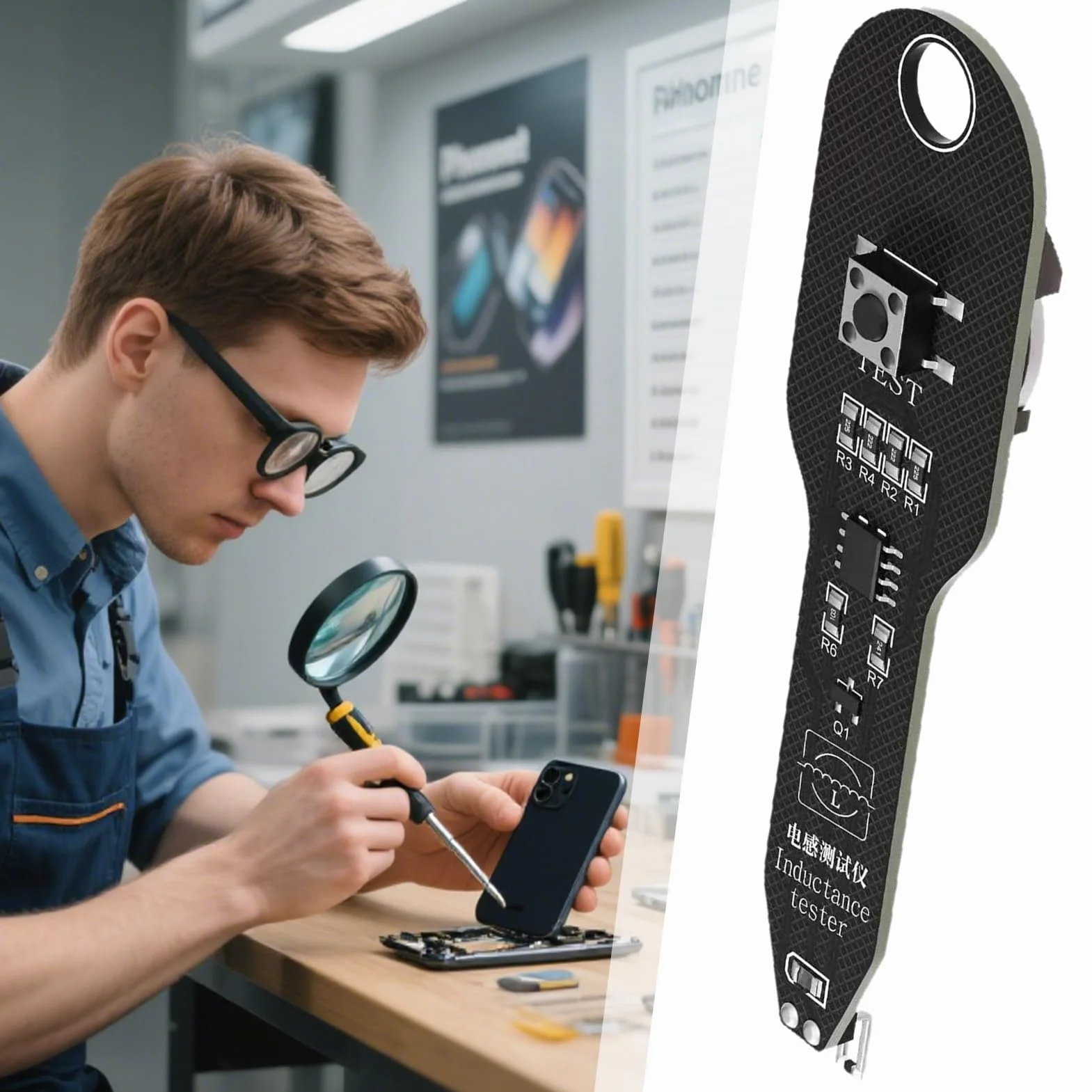 Elektroniczny tester obwodów, precyzyjne urządzenie diagnostyczne do naprawy telefonu
