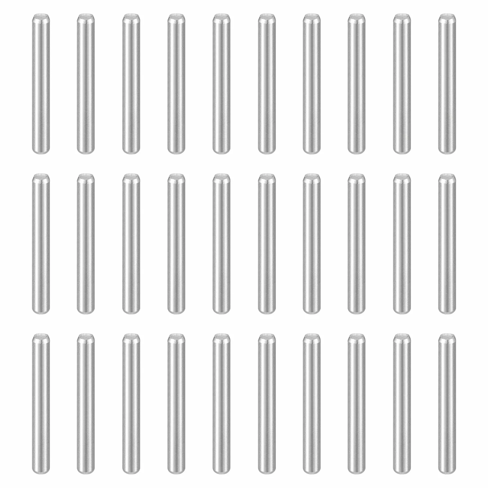 Kołki cylindryczne M2 x 16 mm ze stali nierdzewnej 304, 50 sztuk