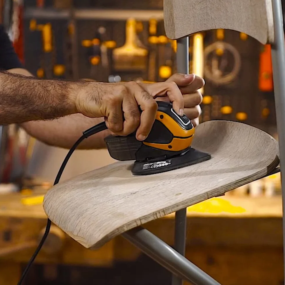 WORX WX648 szlifierka 65 W 230 V ergonomiczna ręczna Duststop mikrofiltr
