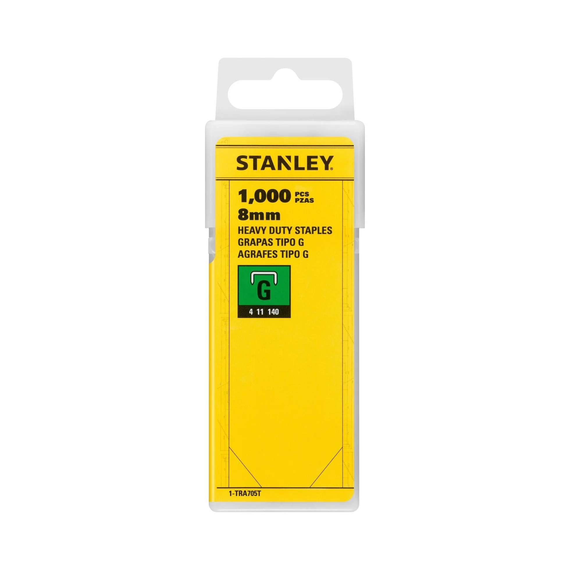 Stanley Zszywki G 4/11/140 8 mm 1000 sztuk do zszywacza 1-TRA705T