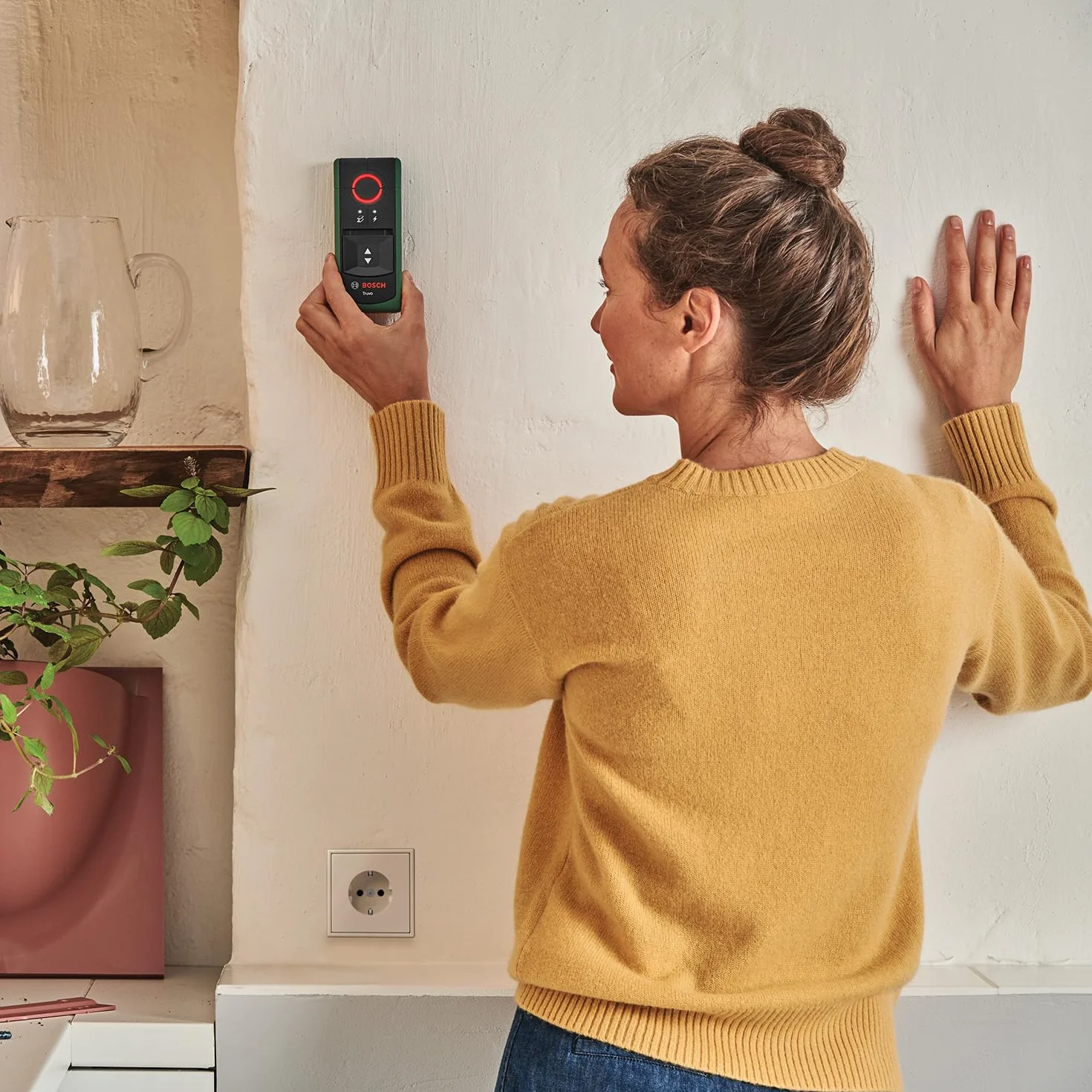 Bosch Truvo Detektor drugiej generacji wykrywanie przewodów pod napięciem metalu do 70 mm
