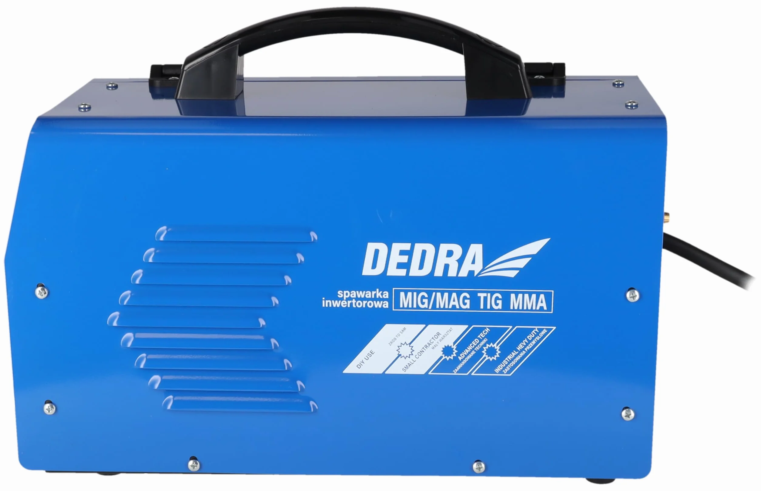 DEDRA Spawarka Inwerterowa 200 A IGBT MIG/MAG TIG MMA Hot Start Anti Stick ARC Force LCD