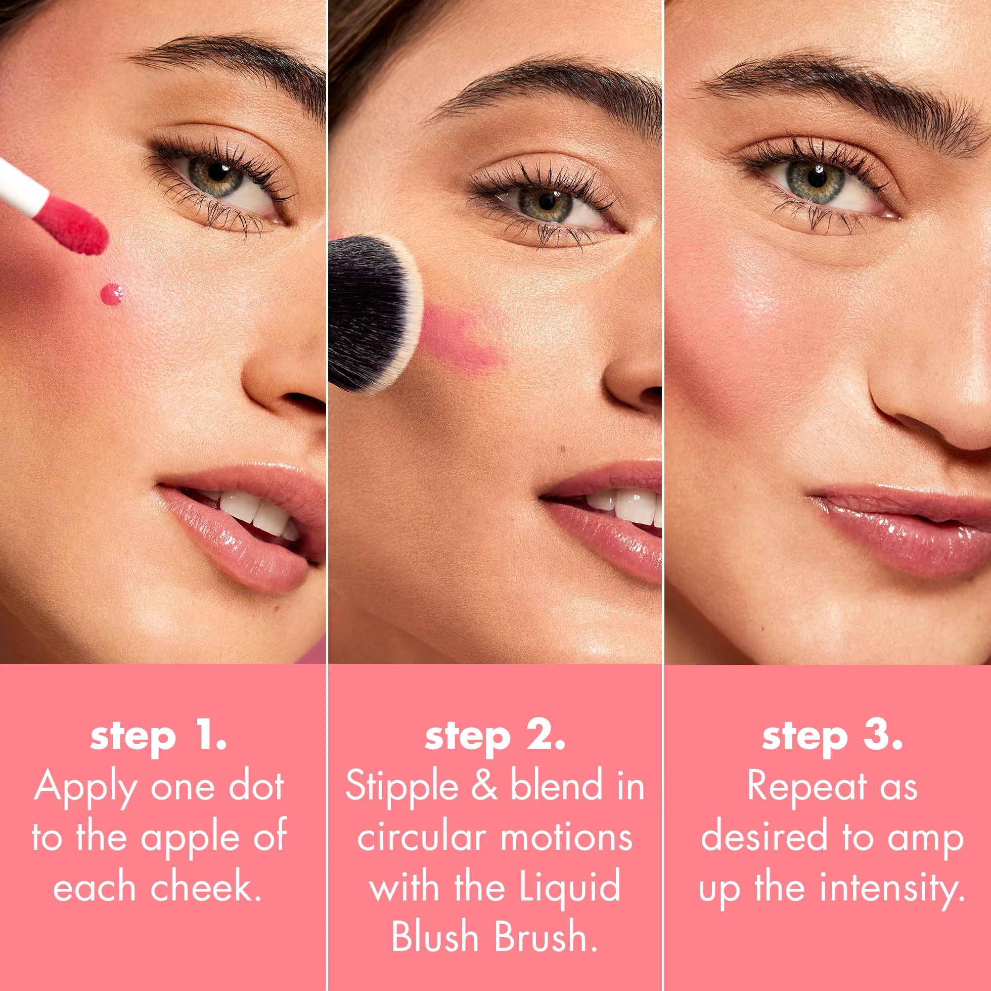 e.l.f. Camo Liquid Blush, długo utrzymujący się płynny róż do wysoko pigmentowanego koloru, zapewnia miękkie, miękkie wykończenie na chrzcie, wegański i nietestowany na zwierzętach, Peach Perfect