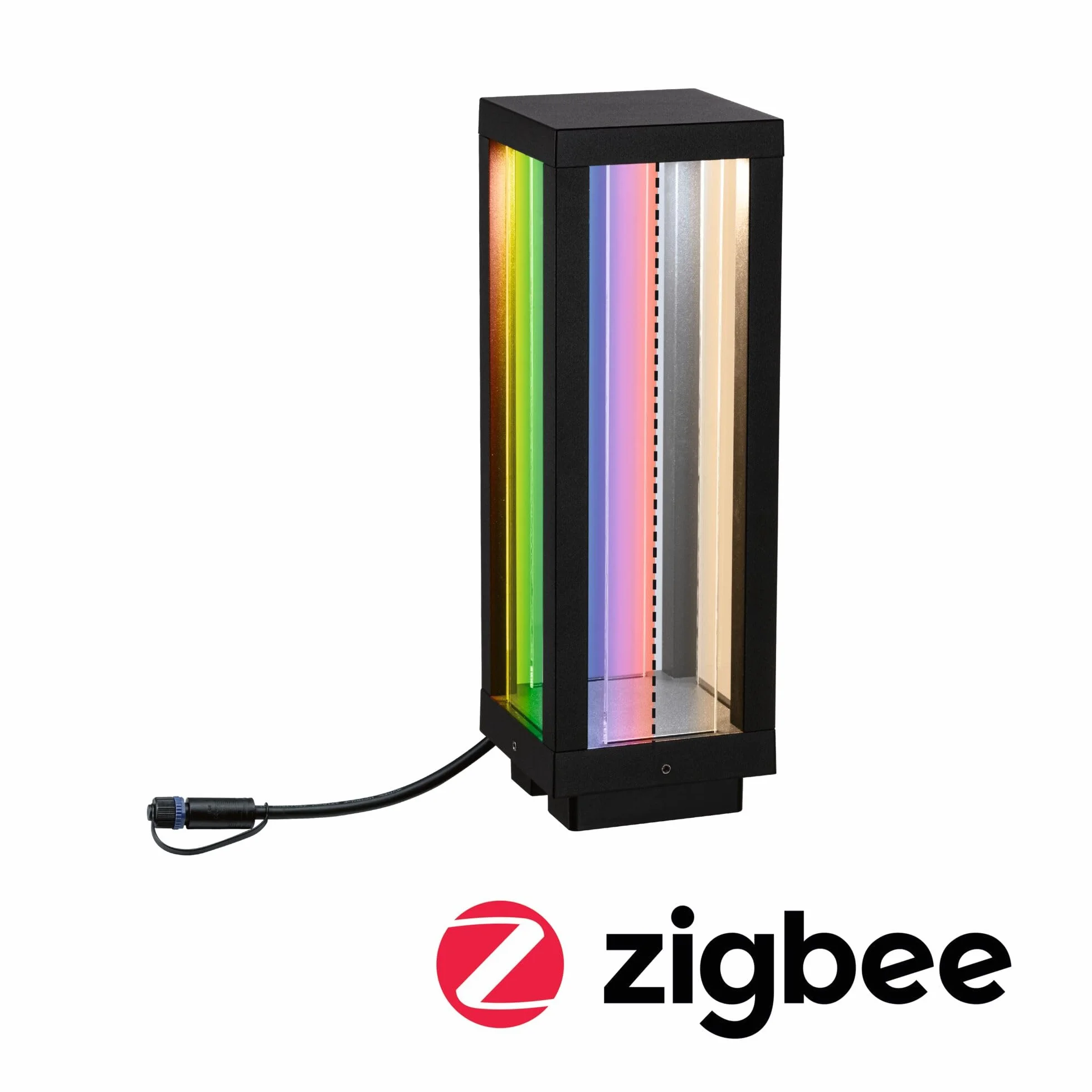 Paulmann Classic Lantern LED obiekt świetlny Smart Home Zigbee IP44 2W 90lm 300mm antracyt RGBW