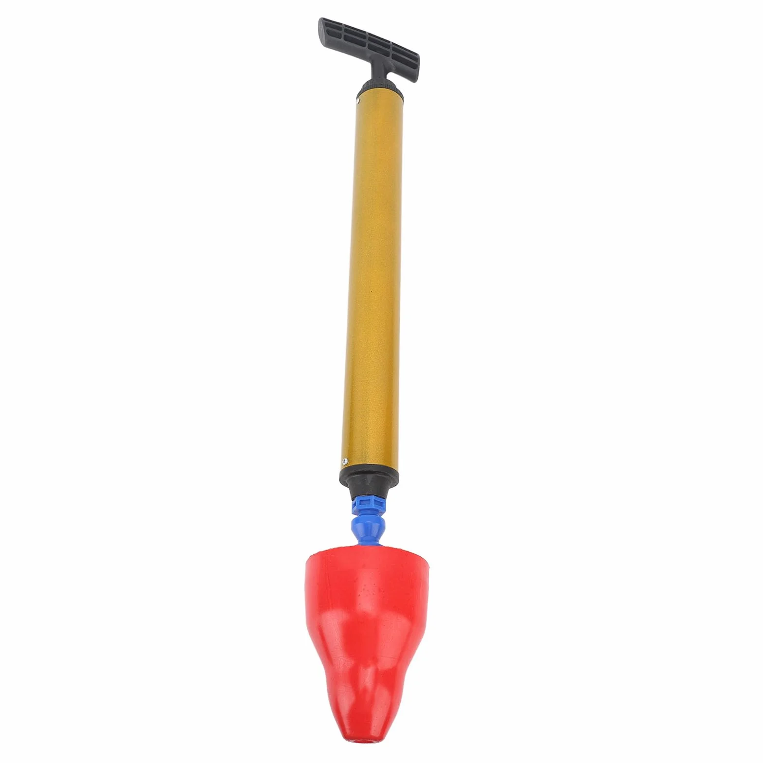 Tłok do Toalety ABS Ergonomiczny Uchwyt Silne Ssanie czerwony